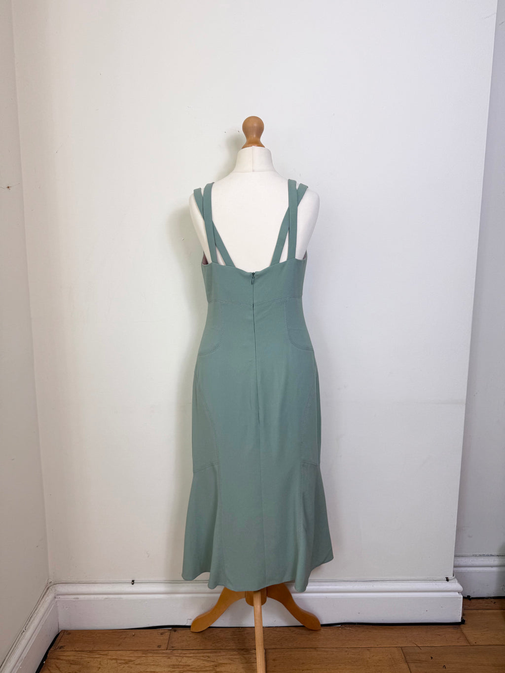 Anna Molinari Double Strap Midi Dress