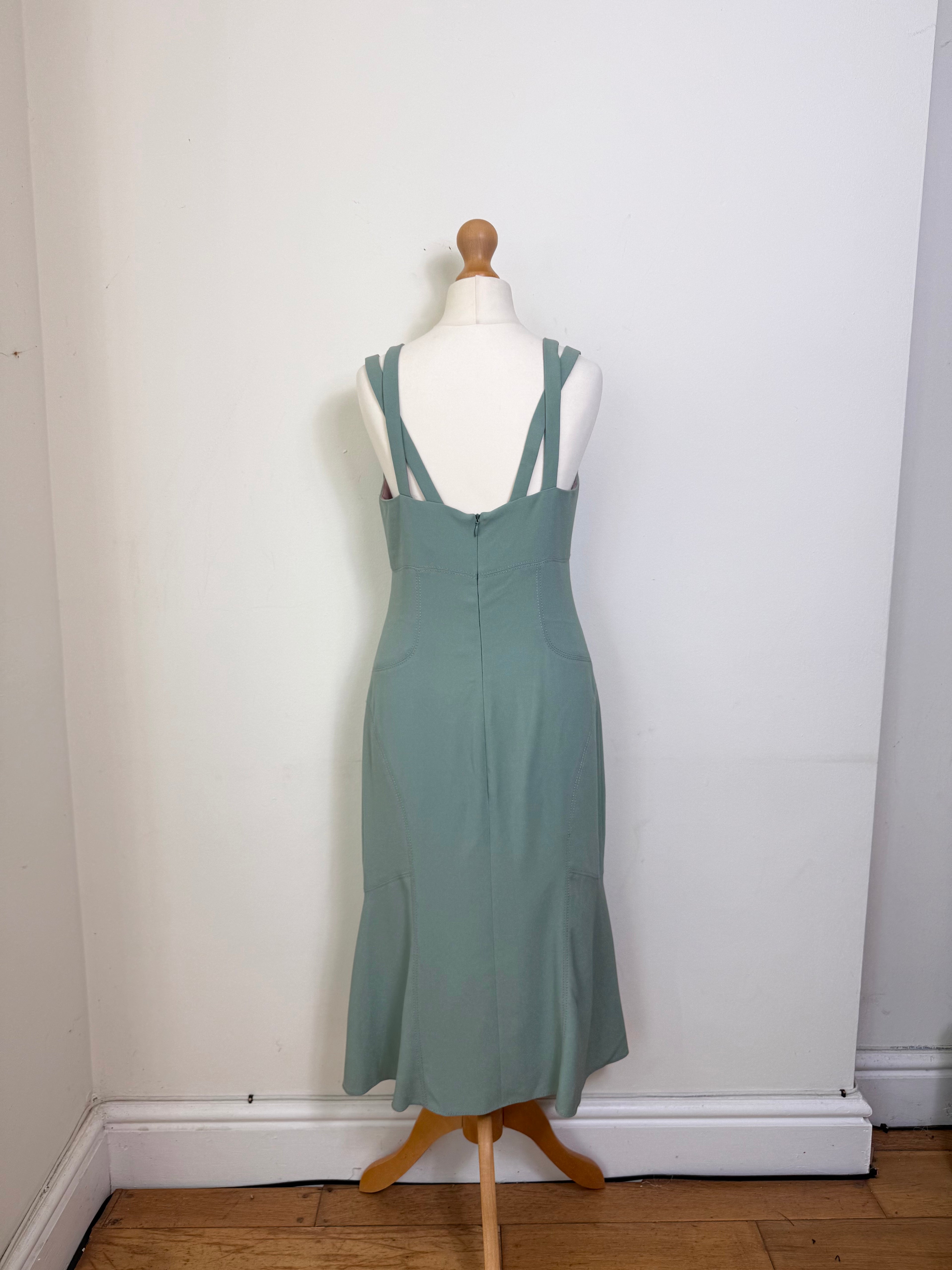 Anna Molinari Double Strap Midi Dress