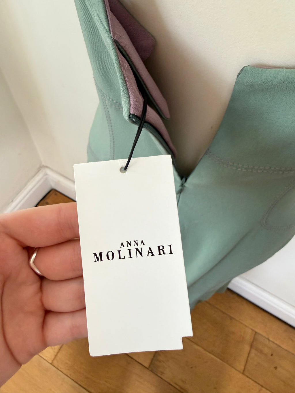 Anna Molinari Double Strap Midi Dress