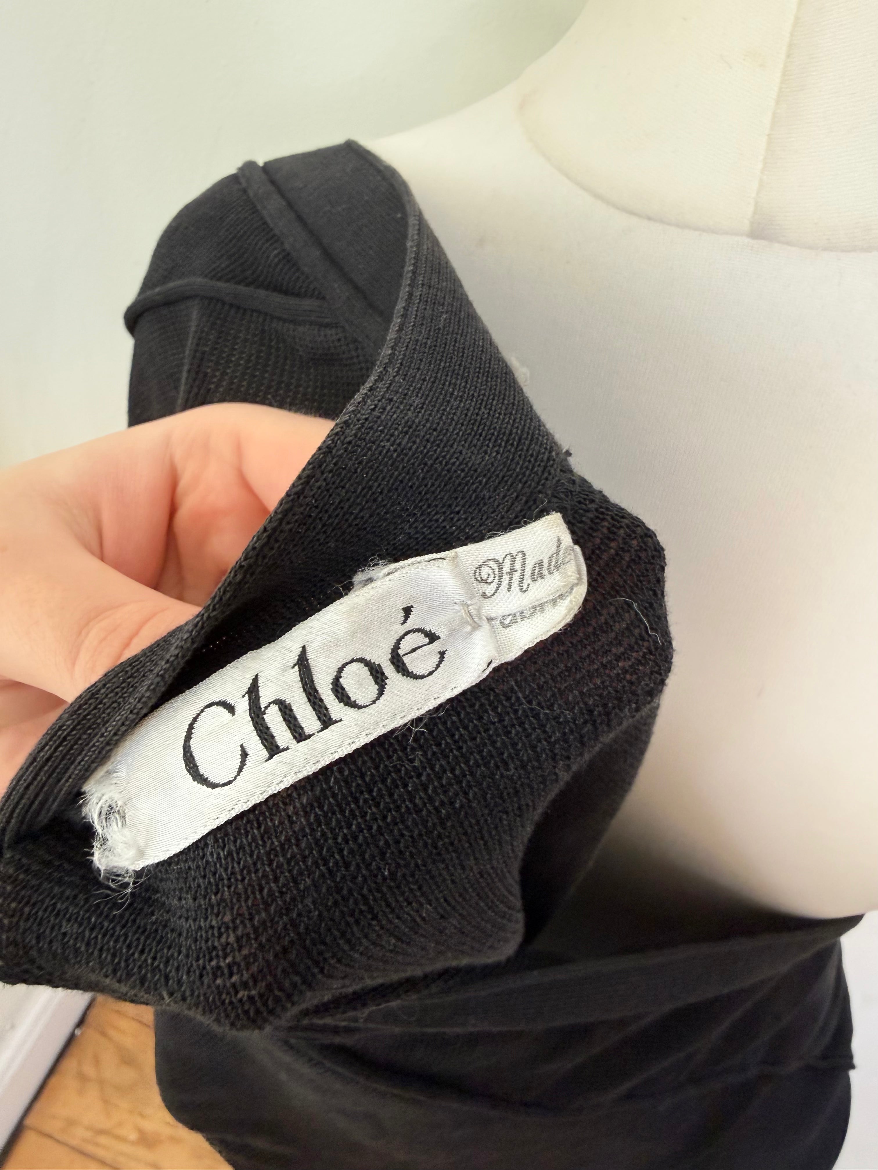 Chloé Vintage Black Cardigan