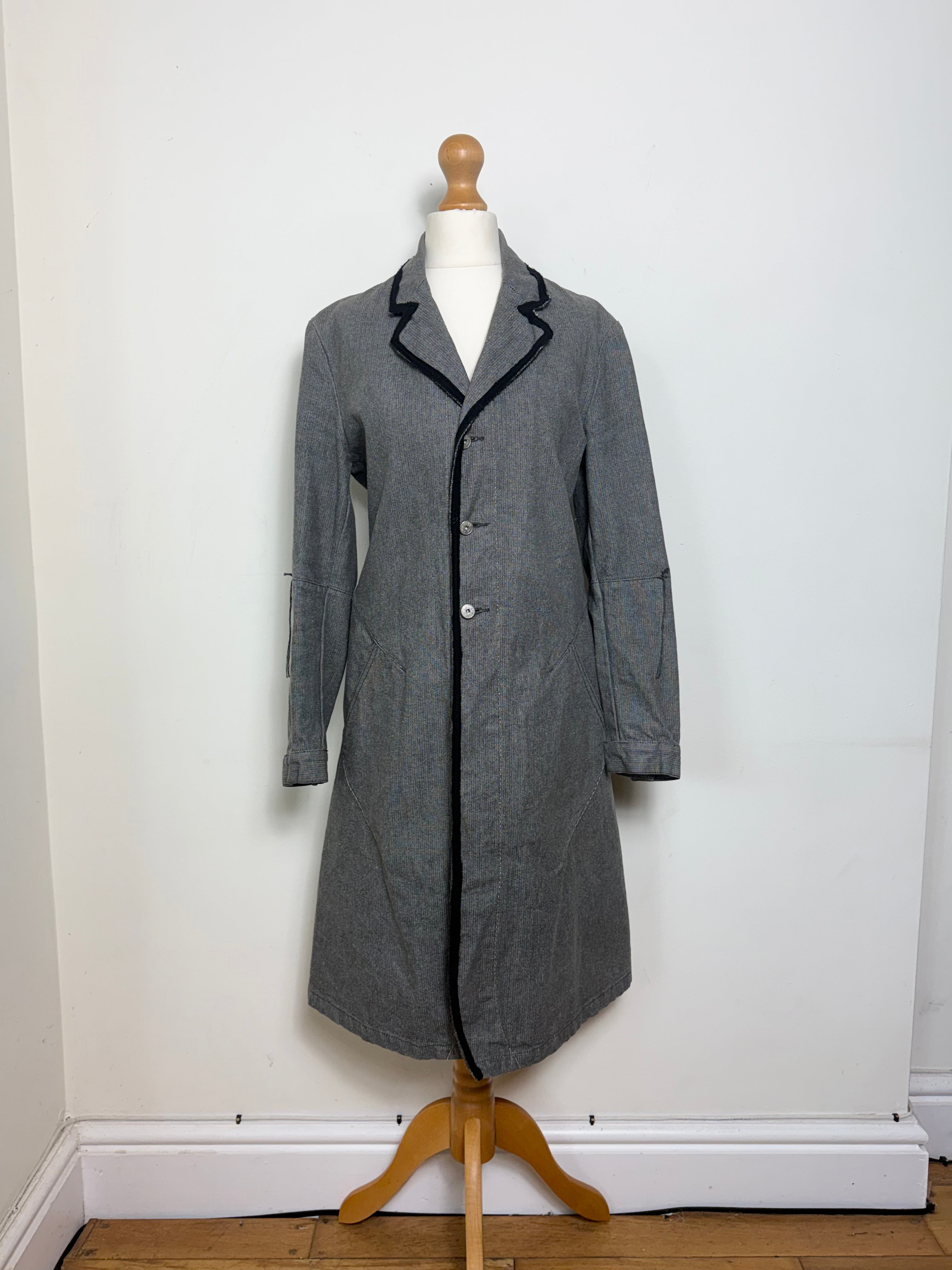 Marithé Francois Girbaud Grey Trench Coat