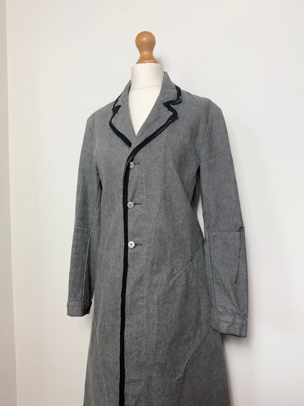 Marithé Francois Girbaud Grey Trench Coat