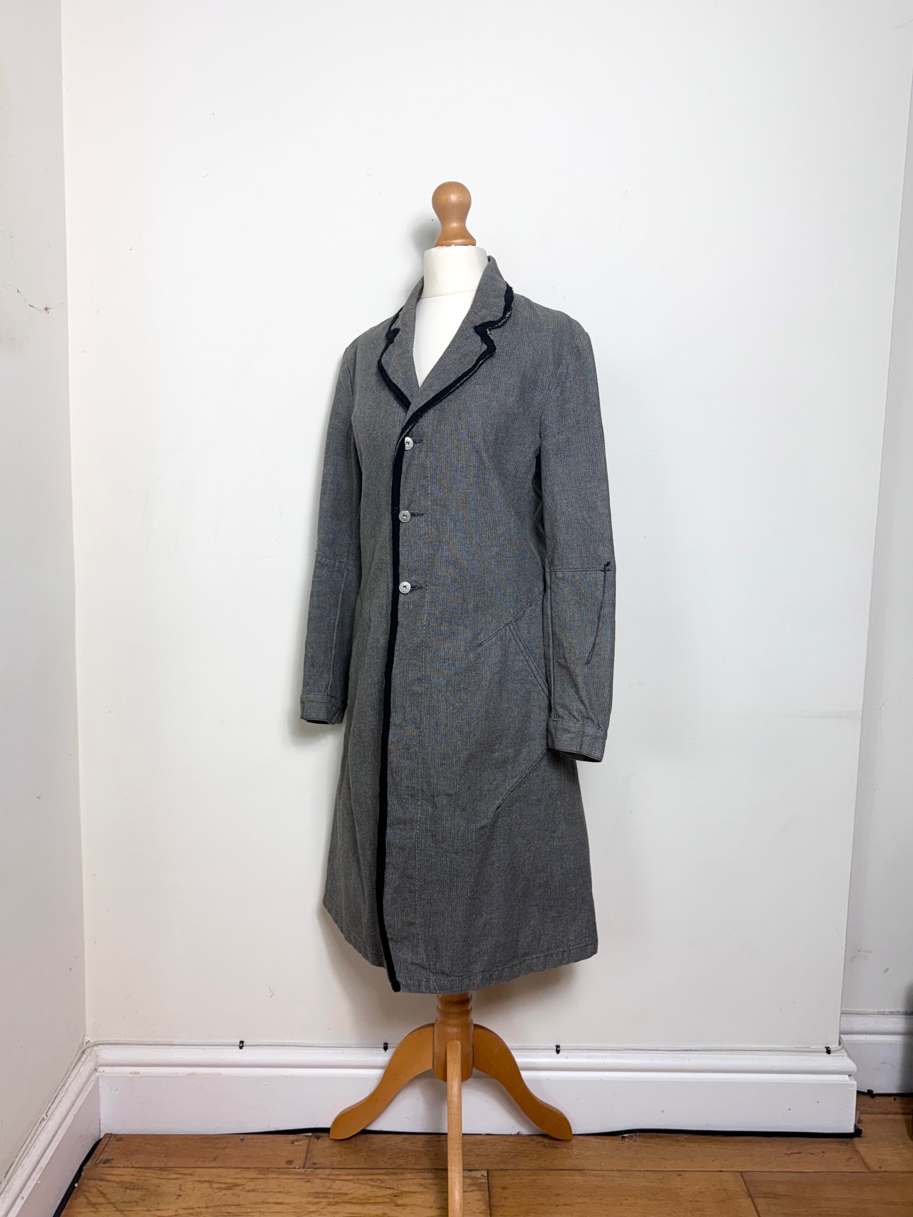 Marithé Francois Girbaud Grey Trench Coat