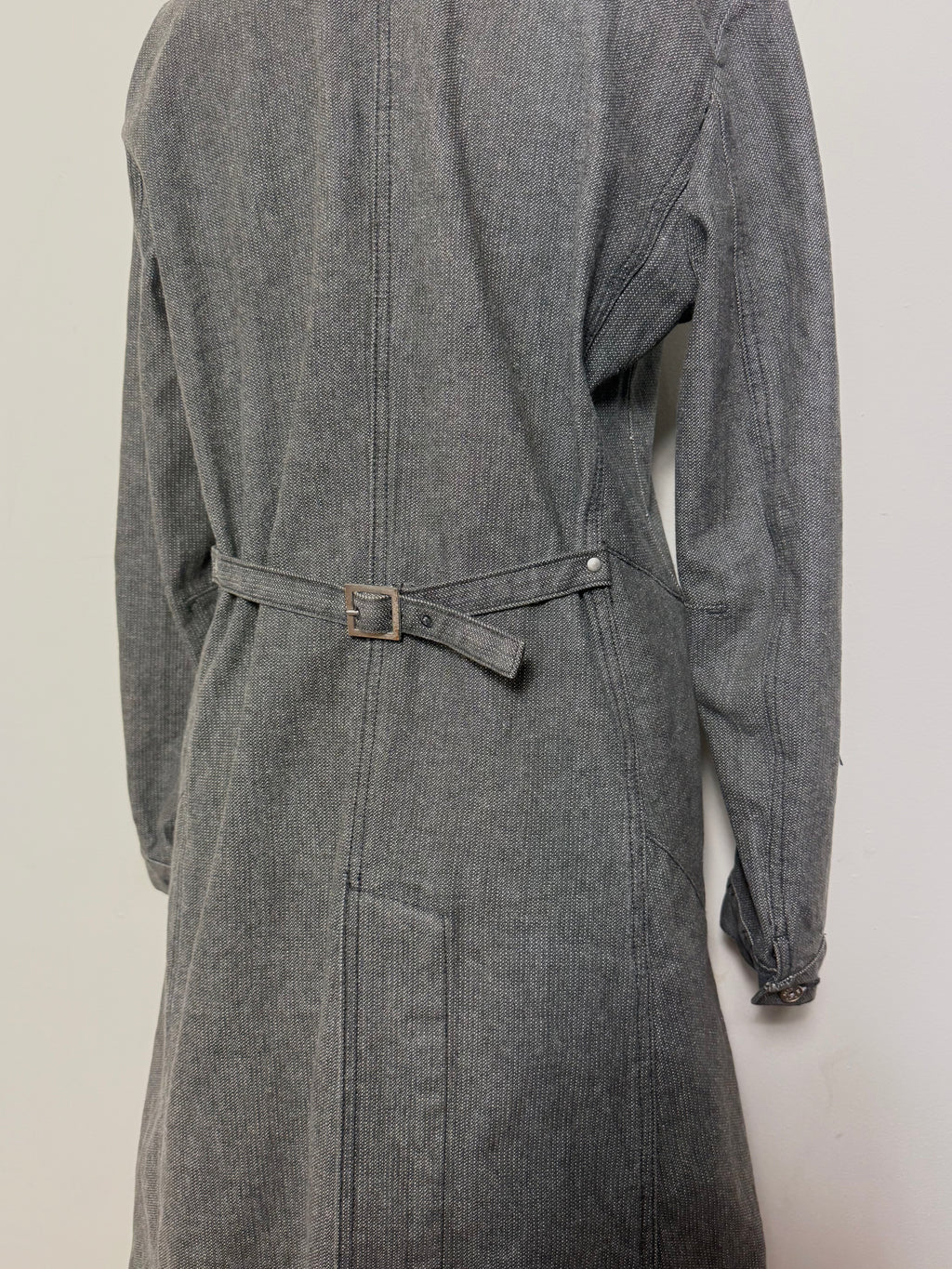 Marithé Francois Girbaud Grey Trench Coat