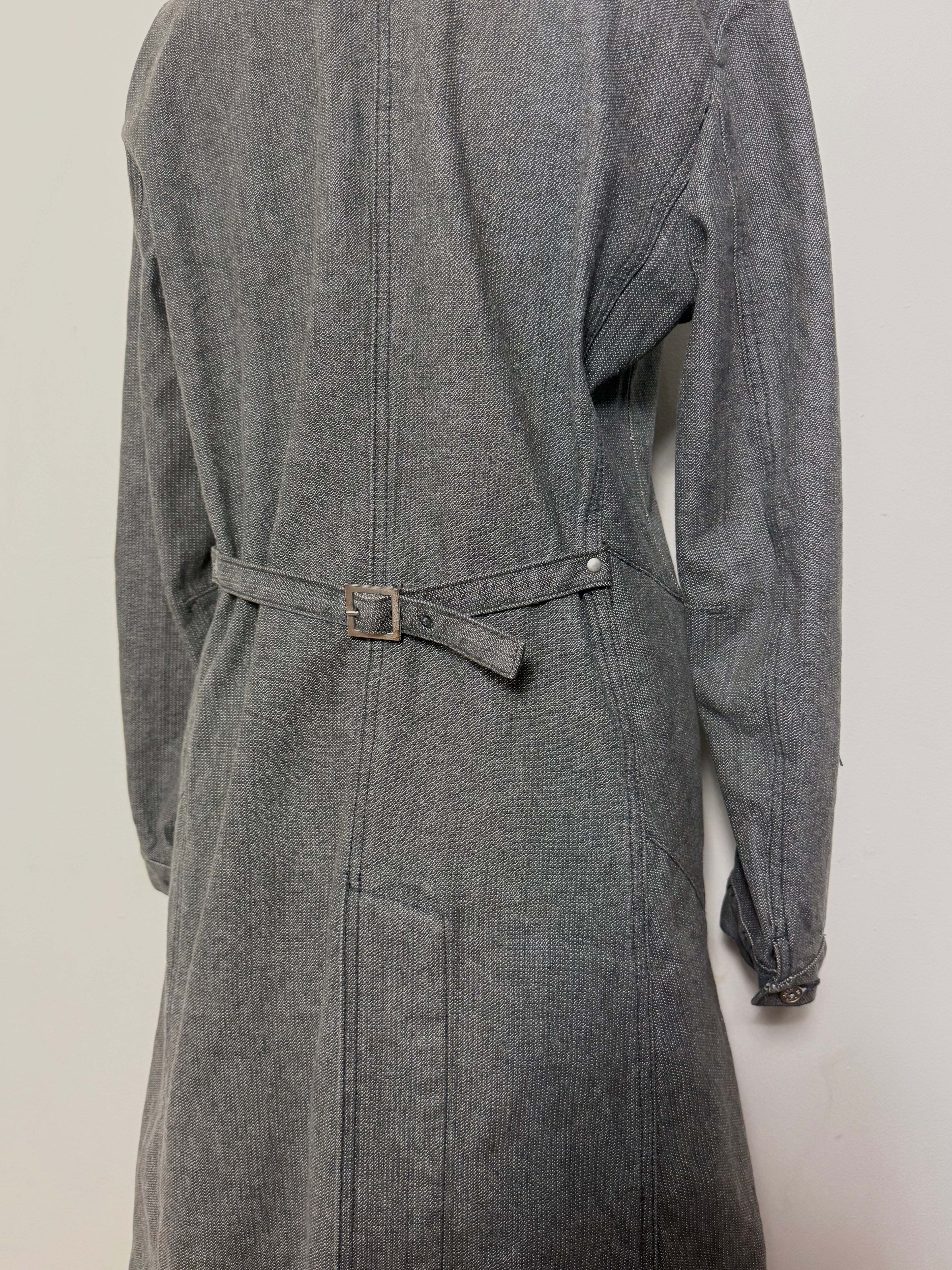 Marithé Francois Girbaud Grey Trench Coat