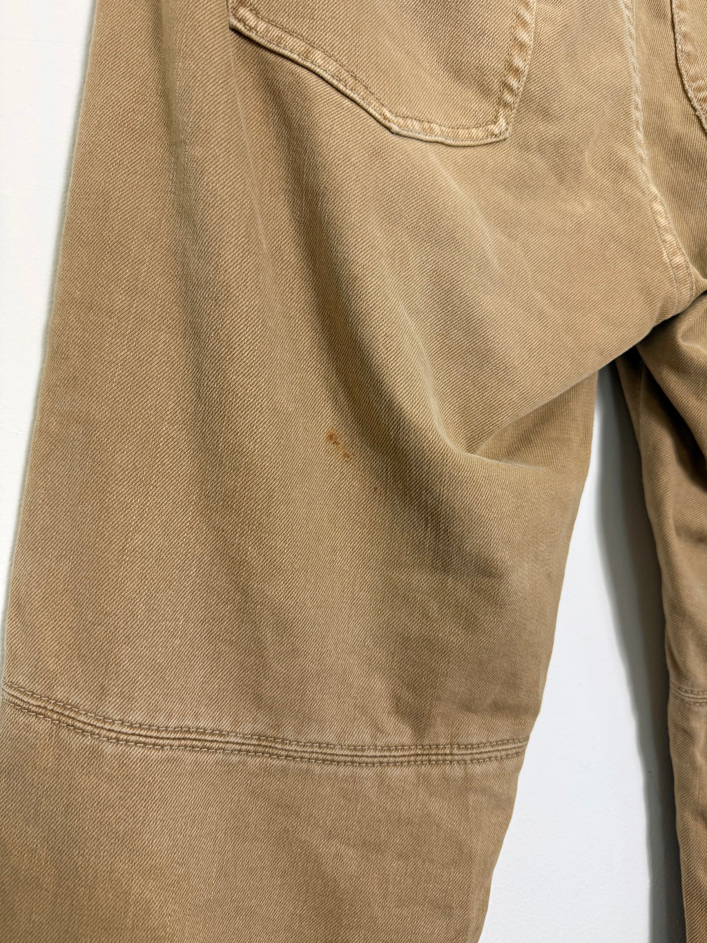 Ralph Lauren 2000's Lace-up Tan Flared Jeans