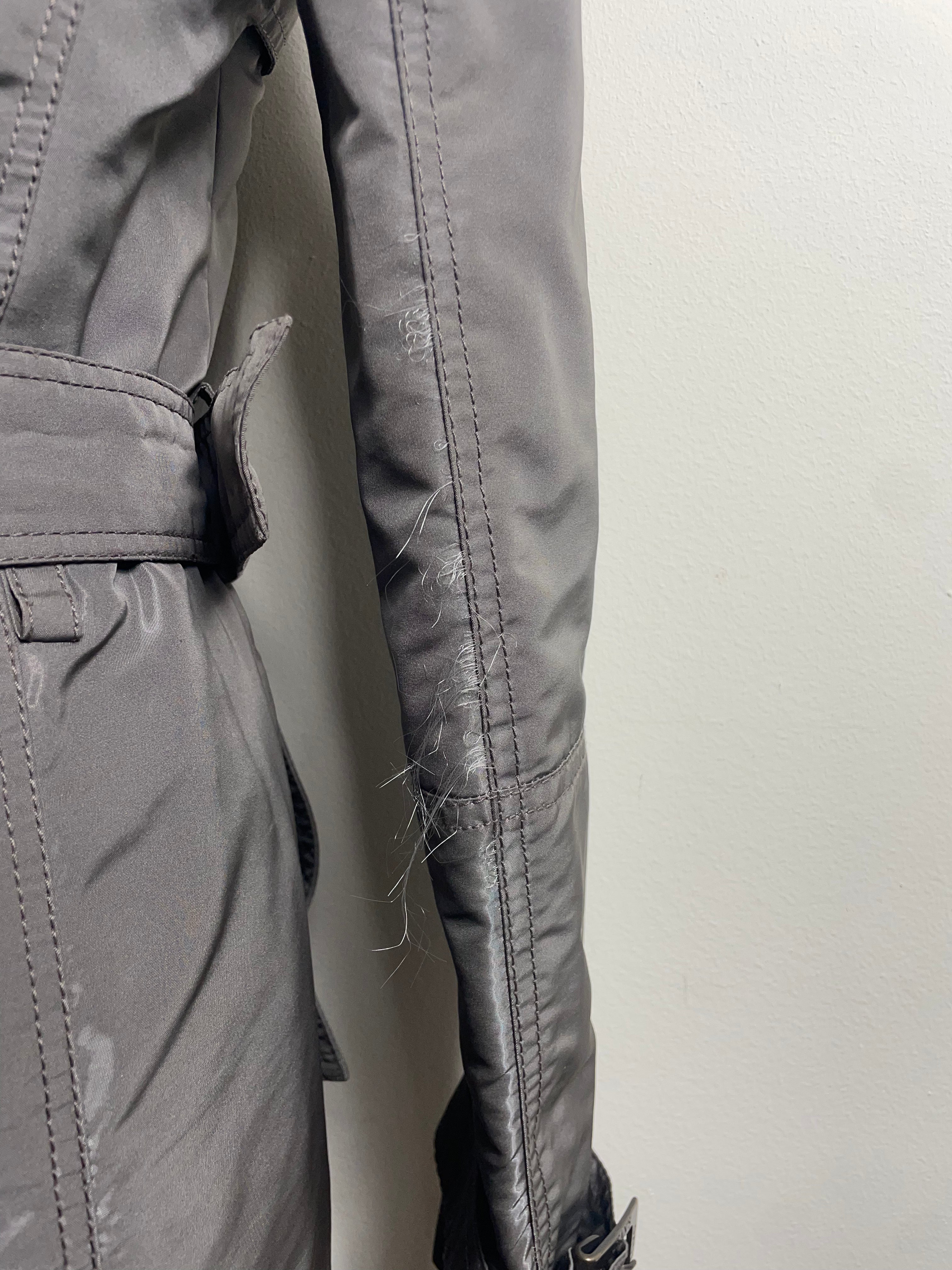 Jean Paul Gaultier Patent Khaki Trench Coat