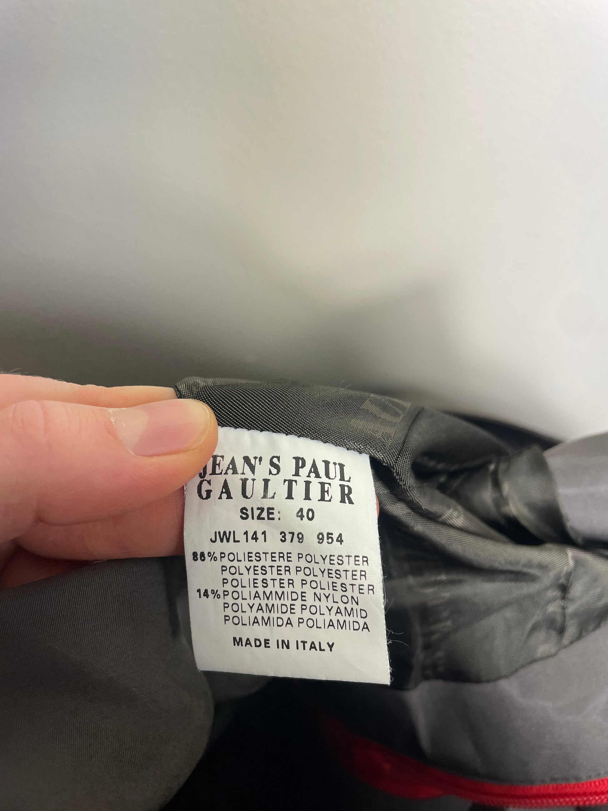 Jean Paul Gaultier Patent Khaki Trench Coat