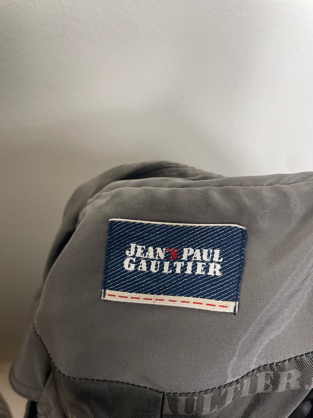 Jean Paul Gaultier Patent Khaki Trench Coat