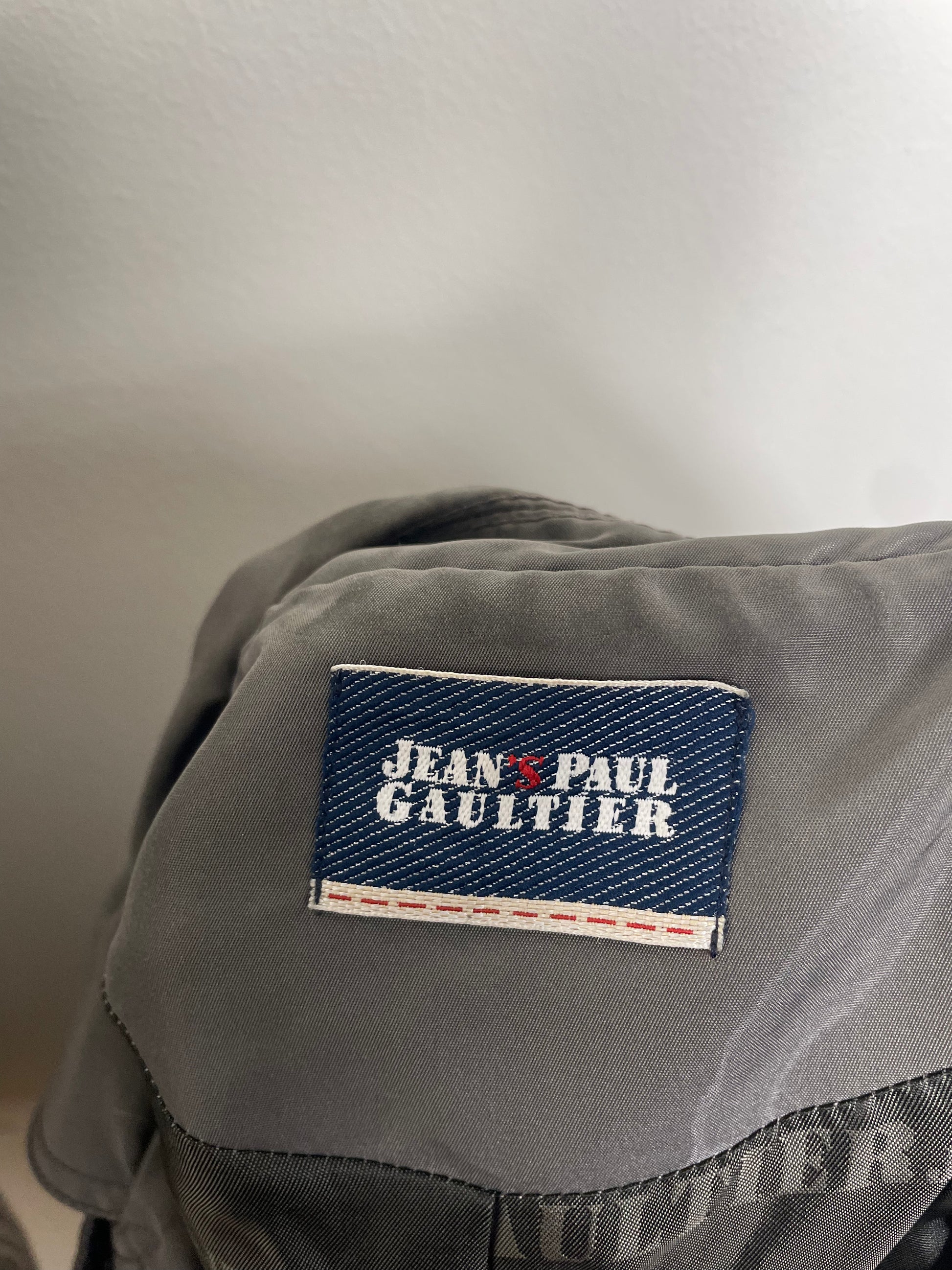 Jean Paul Gaultier Patent Khaki Trench Coat