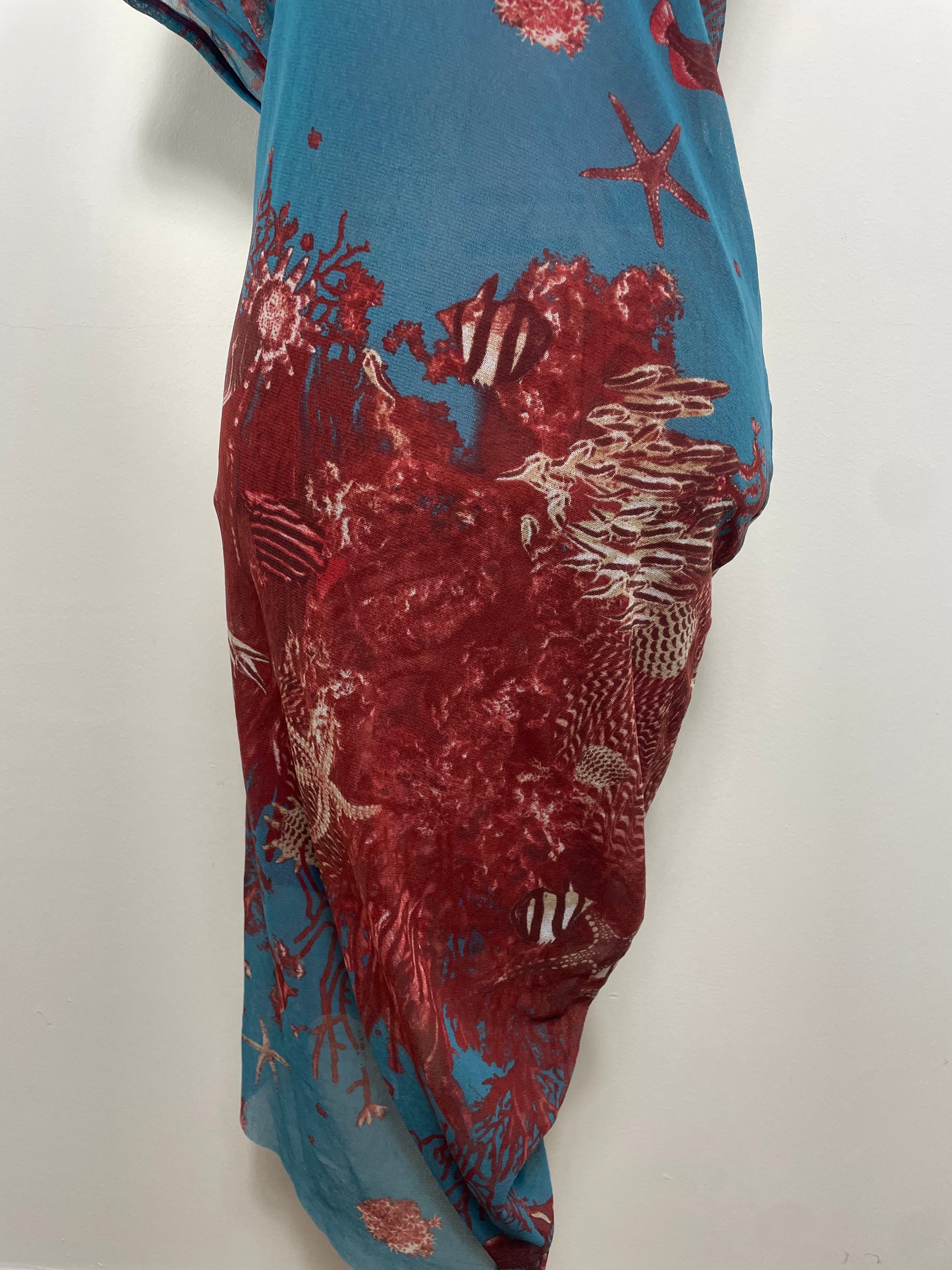 Jean Paul Gaultier Soleil Spring 1999 Rare Sea Life Print