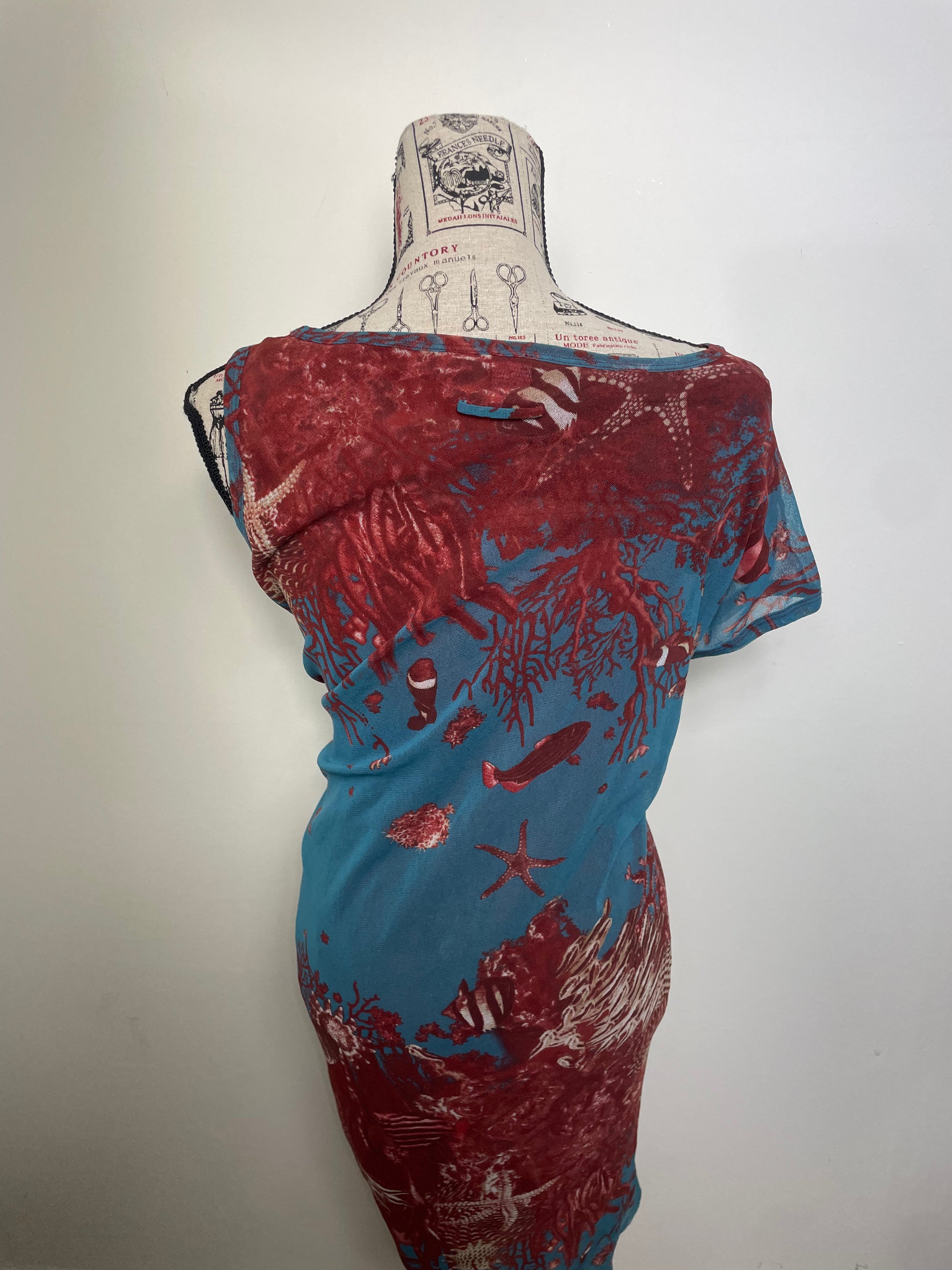 【ファッション通販】 Spring Soleil Gaultier Paul Jean 1999 Print Life Sea Rare トップス