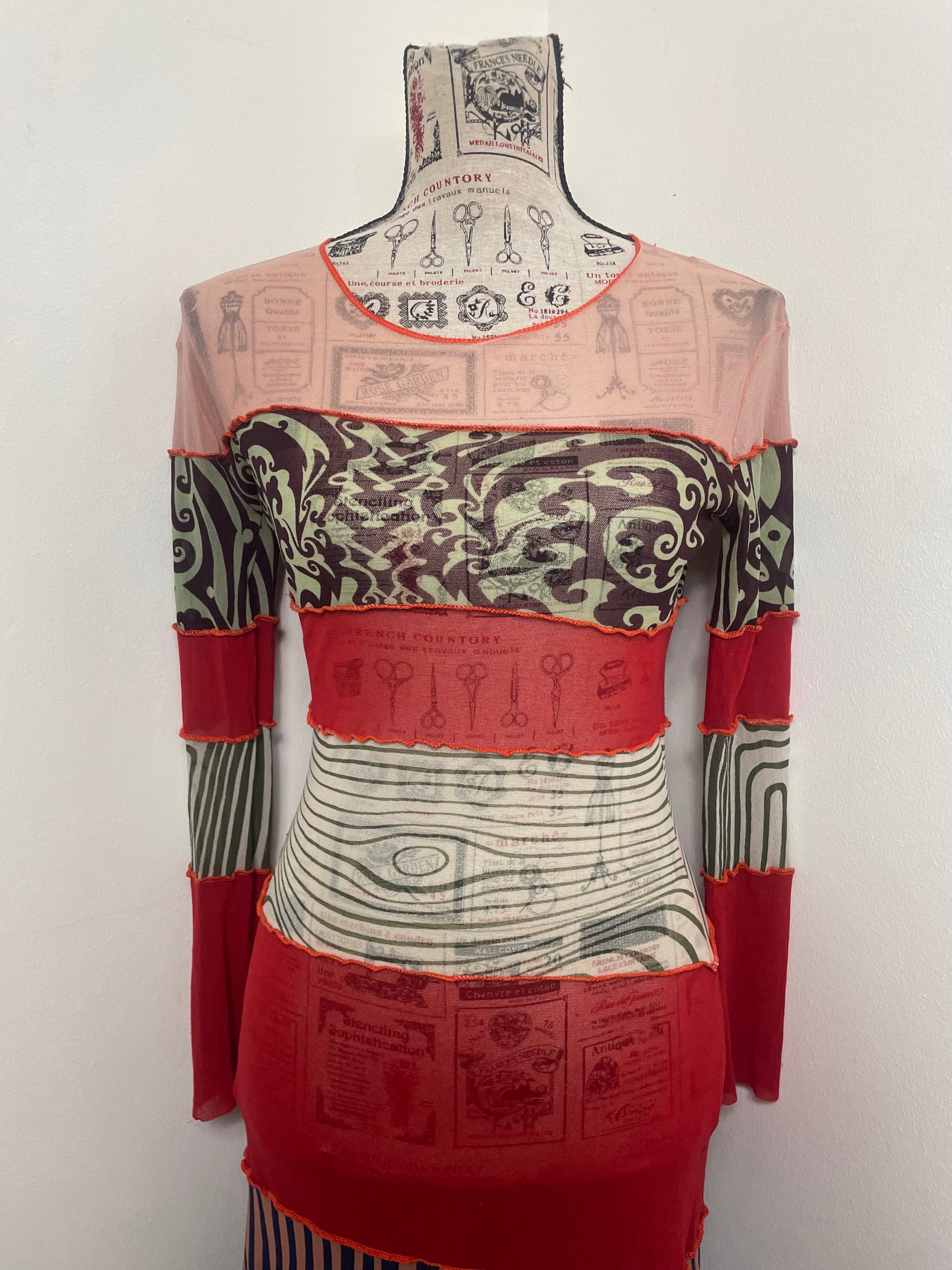 Jean Paul Gaultier Spring 1996 Cyberbaba Mesh Maxi Dress