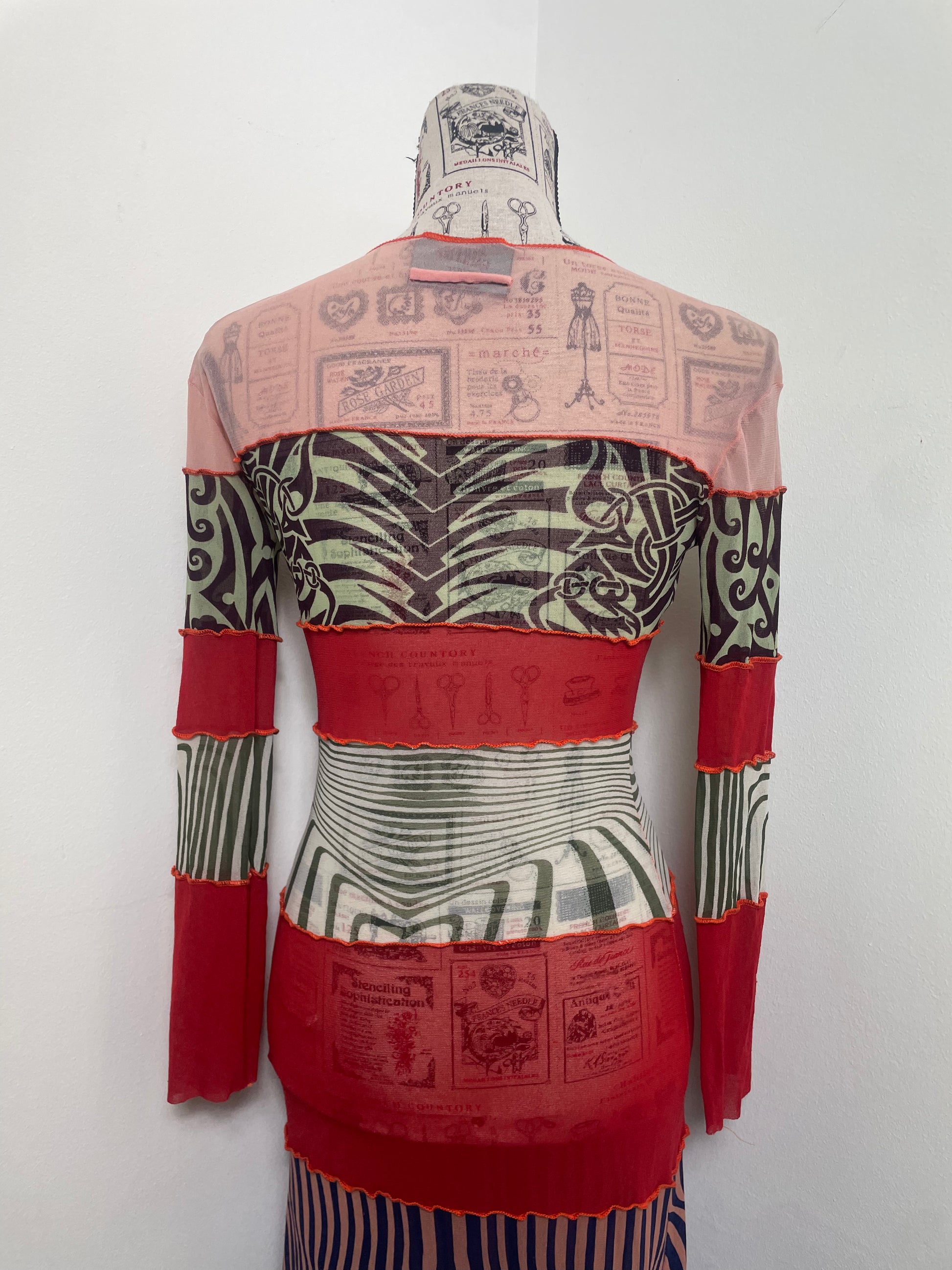 Jean Paul Gaultier Spring 1996 Cyberbaba Mesh Maxi Dress