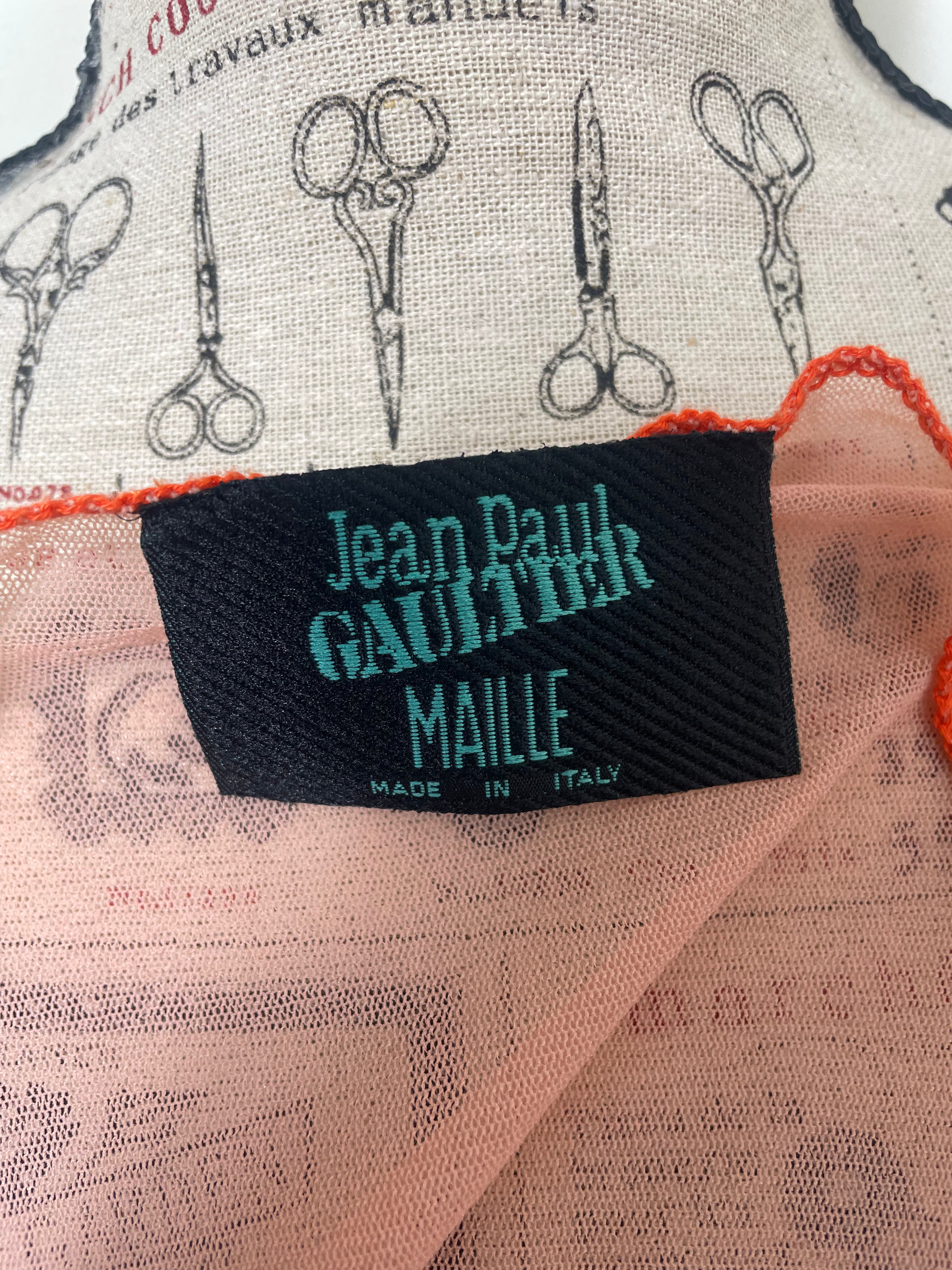 Jean Paul Gaultier Spring 1996 Cyberbaba Mesh Maxi Dress