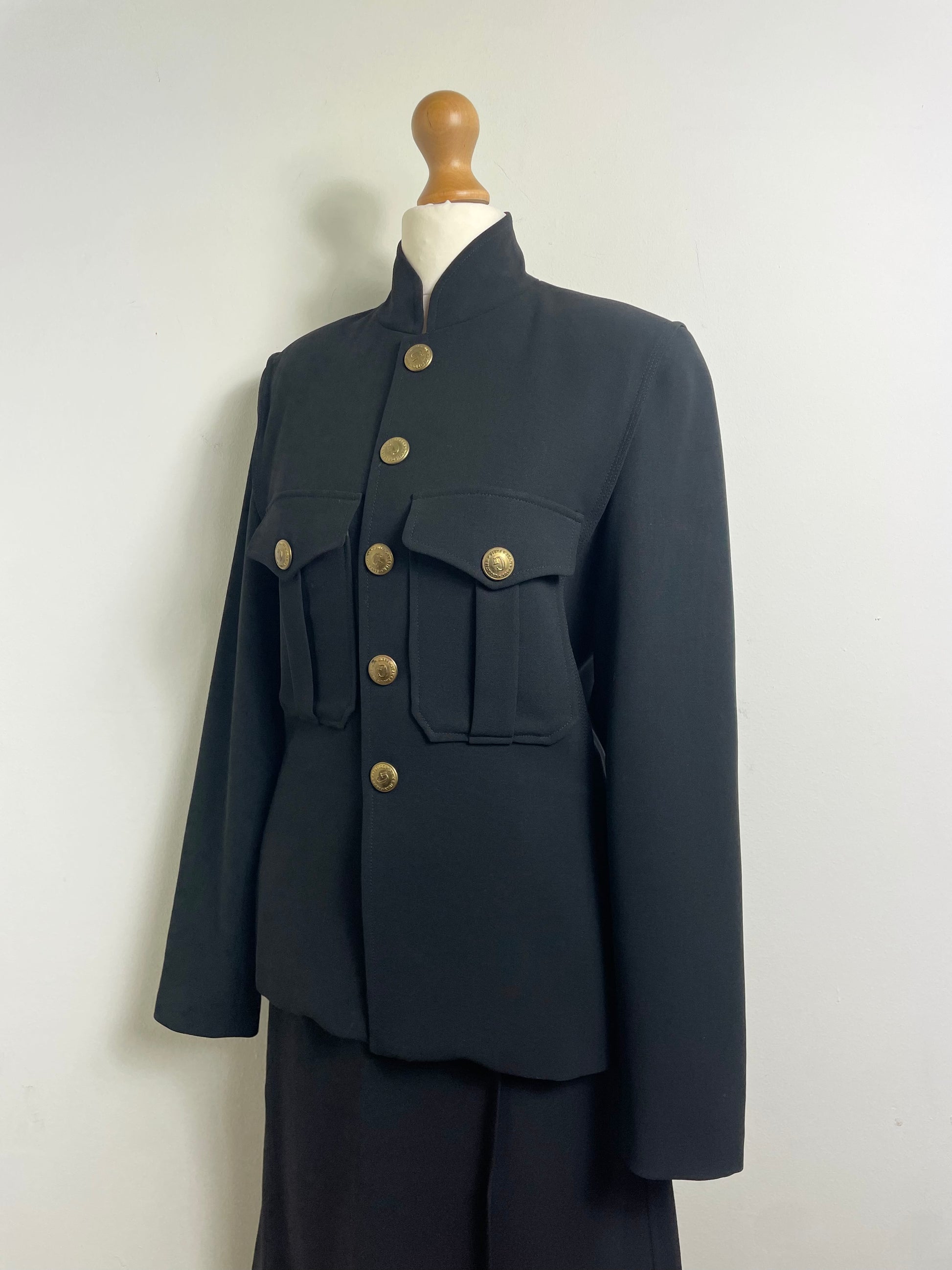 Jean Paul Gaultier Vintage Fall 1996 Military-Style Jacket & Skirt Set