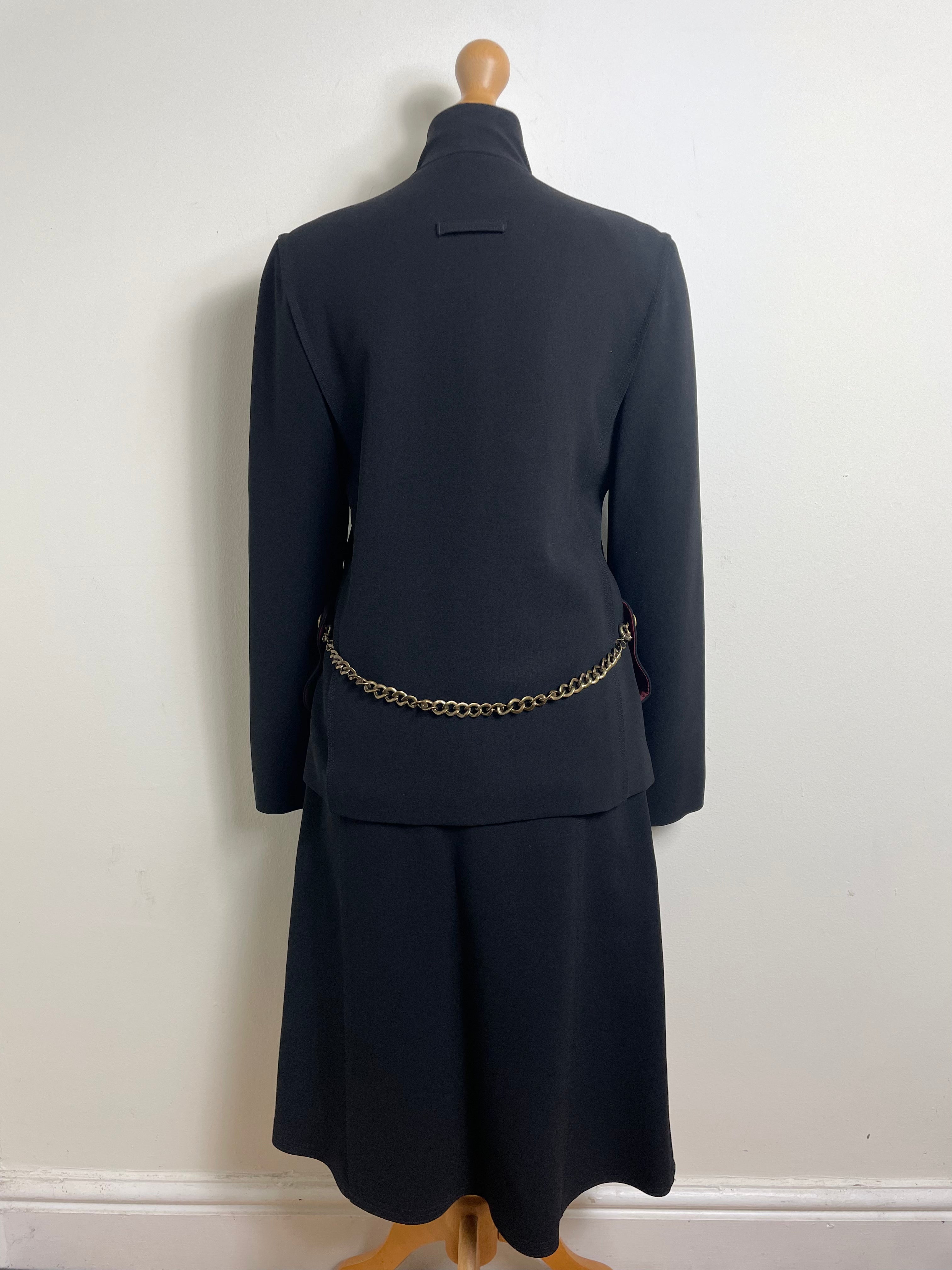 Jean Paul Gaultier Vintage Fall 1996 Military-Style Jacket & Skirt Set