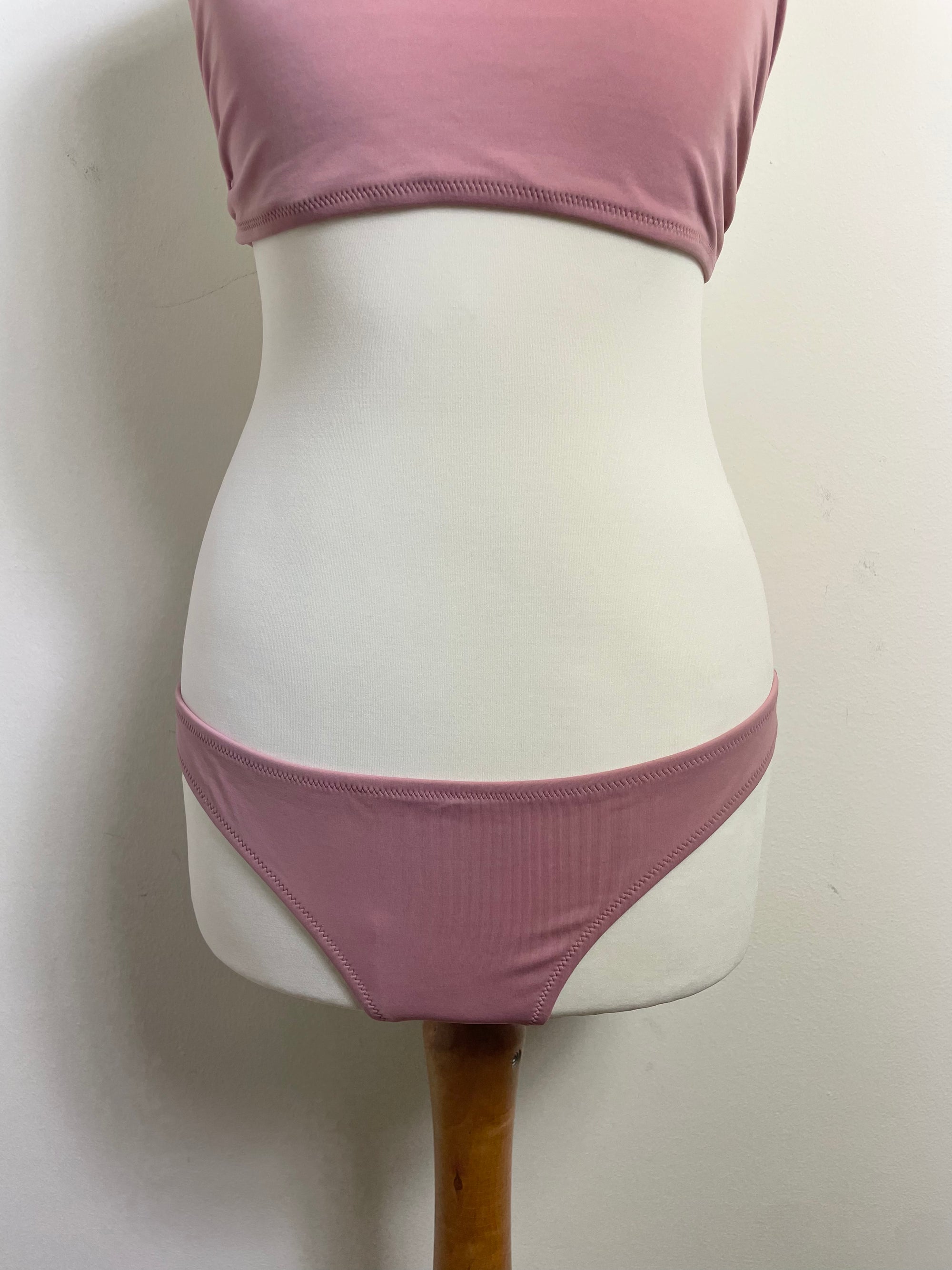 John Galliano Vintage Rose Bandeau Bikini Set