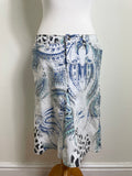 Just Cavalli Vintage A-Line Printed Skirt