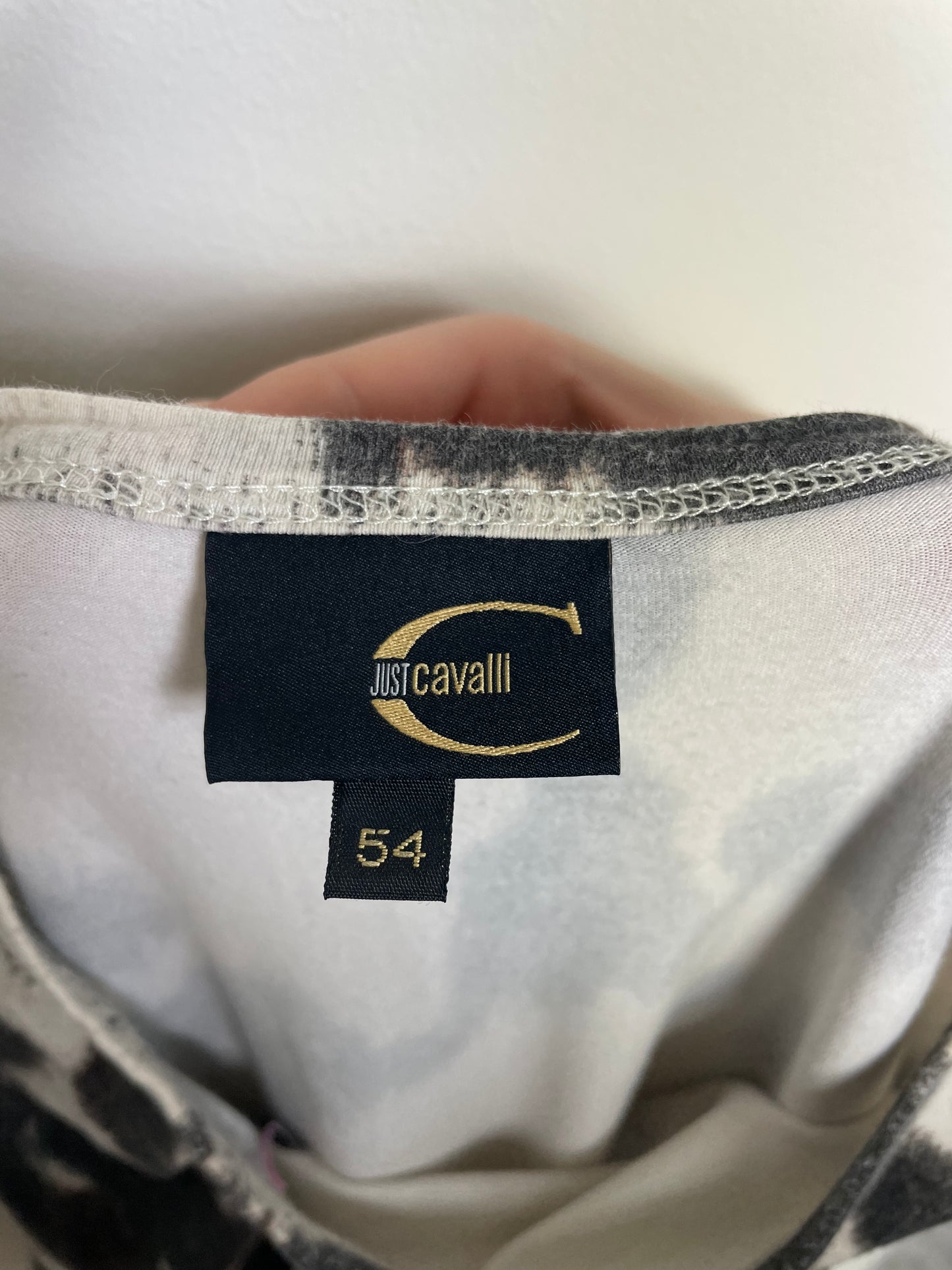 Just Cavalli Vintage Cow Print T-Shirt