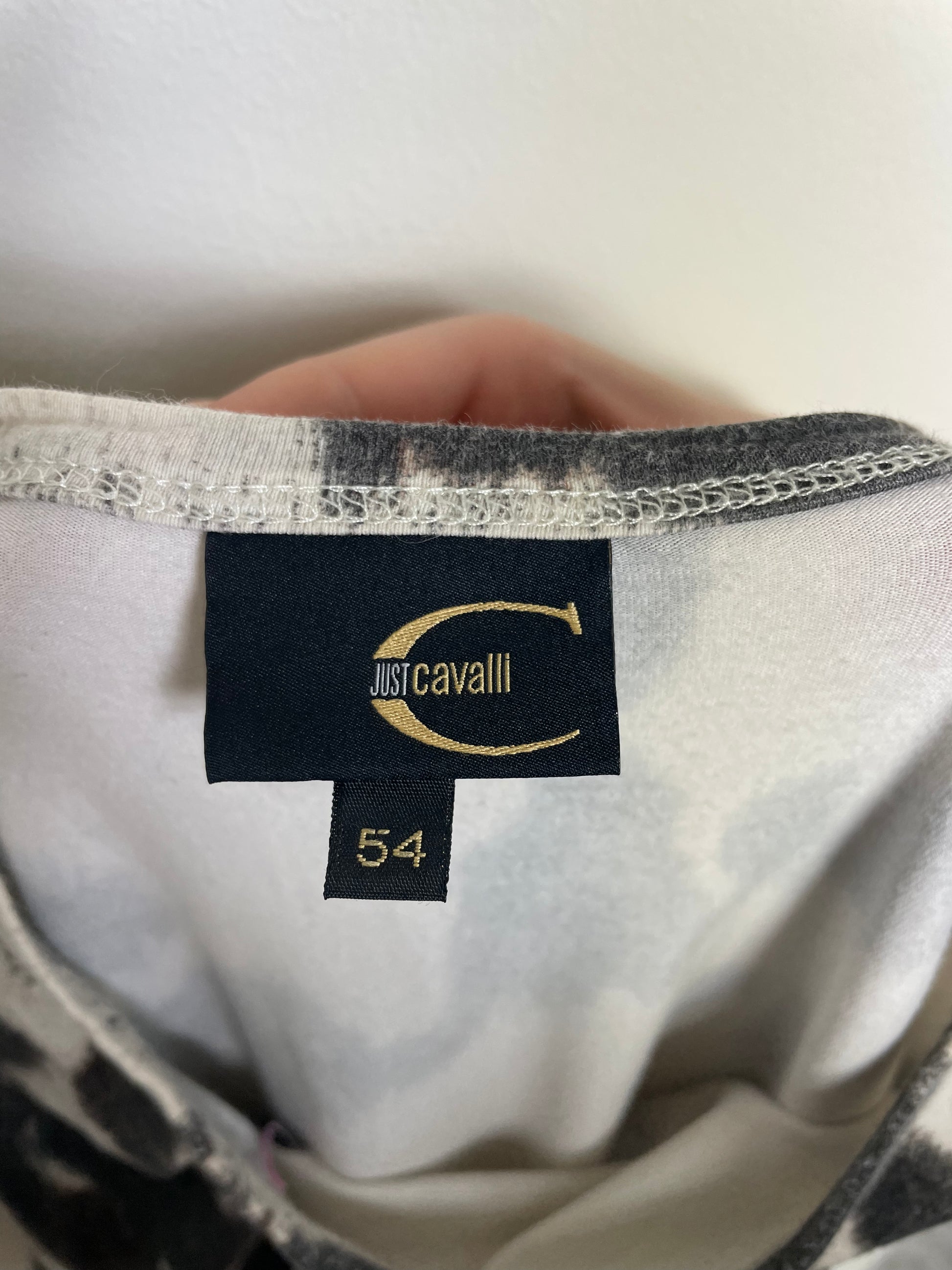 Just Cavalli Vintage Cow Print T-Shirt