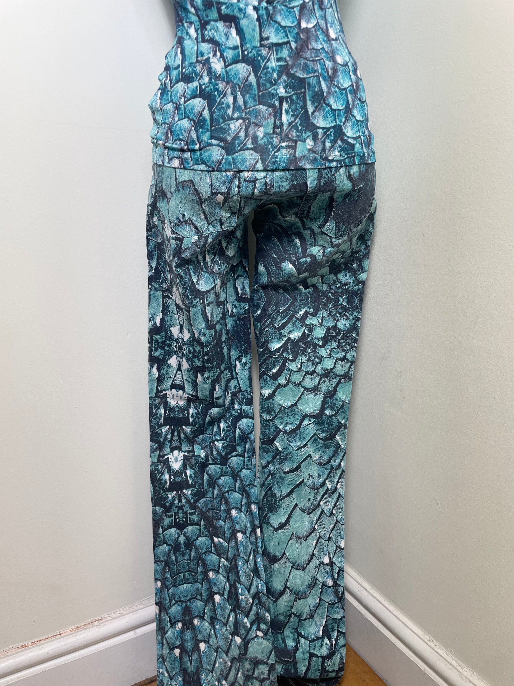 Just Cavalli Vintage Python Print Jeans & Cami Set