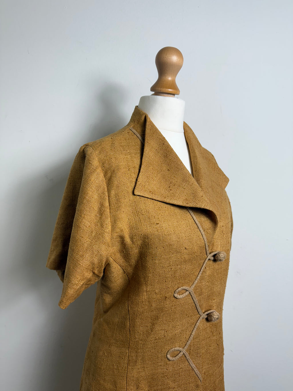 Martine Douvier Vintage Mustard Skirt Suit Set