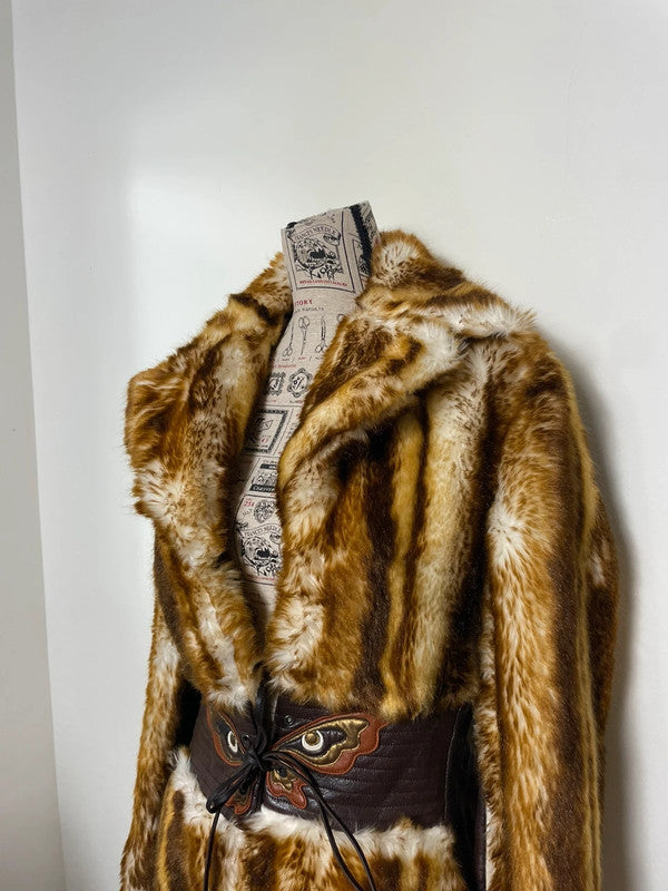 Miss Sixty Fall 2002 Faux Fur Butterfly Coat