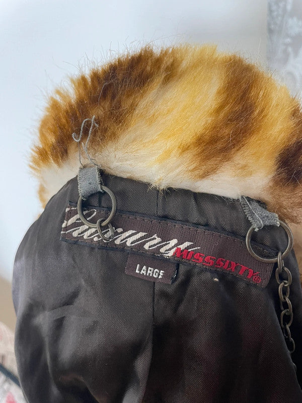 Miss Sixty Fall 2002 Faux Fur Butterfly Coat