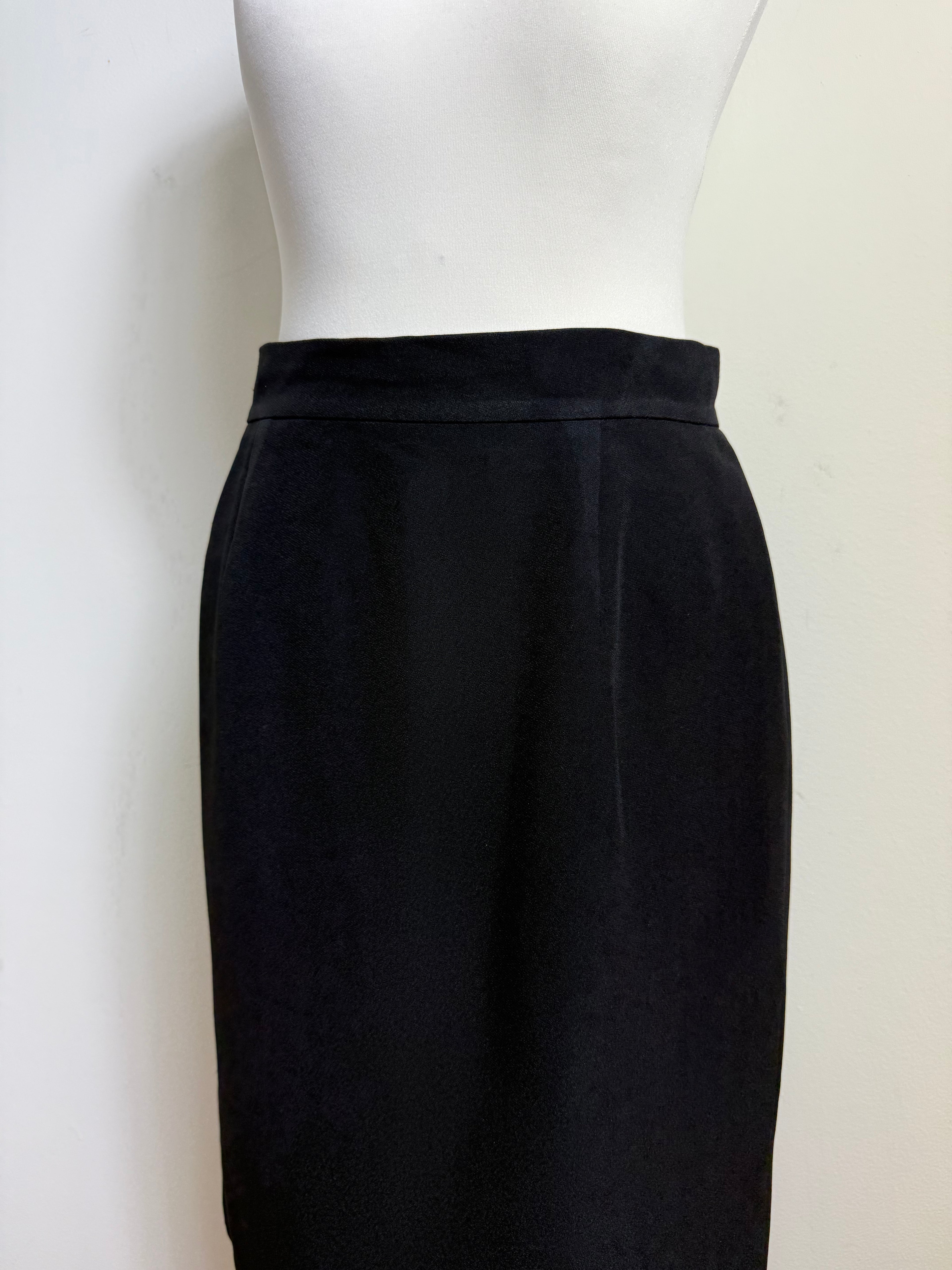 Moschino Cheap and Chic Black Knee Length Skirt