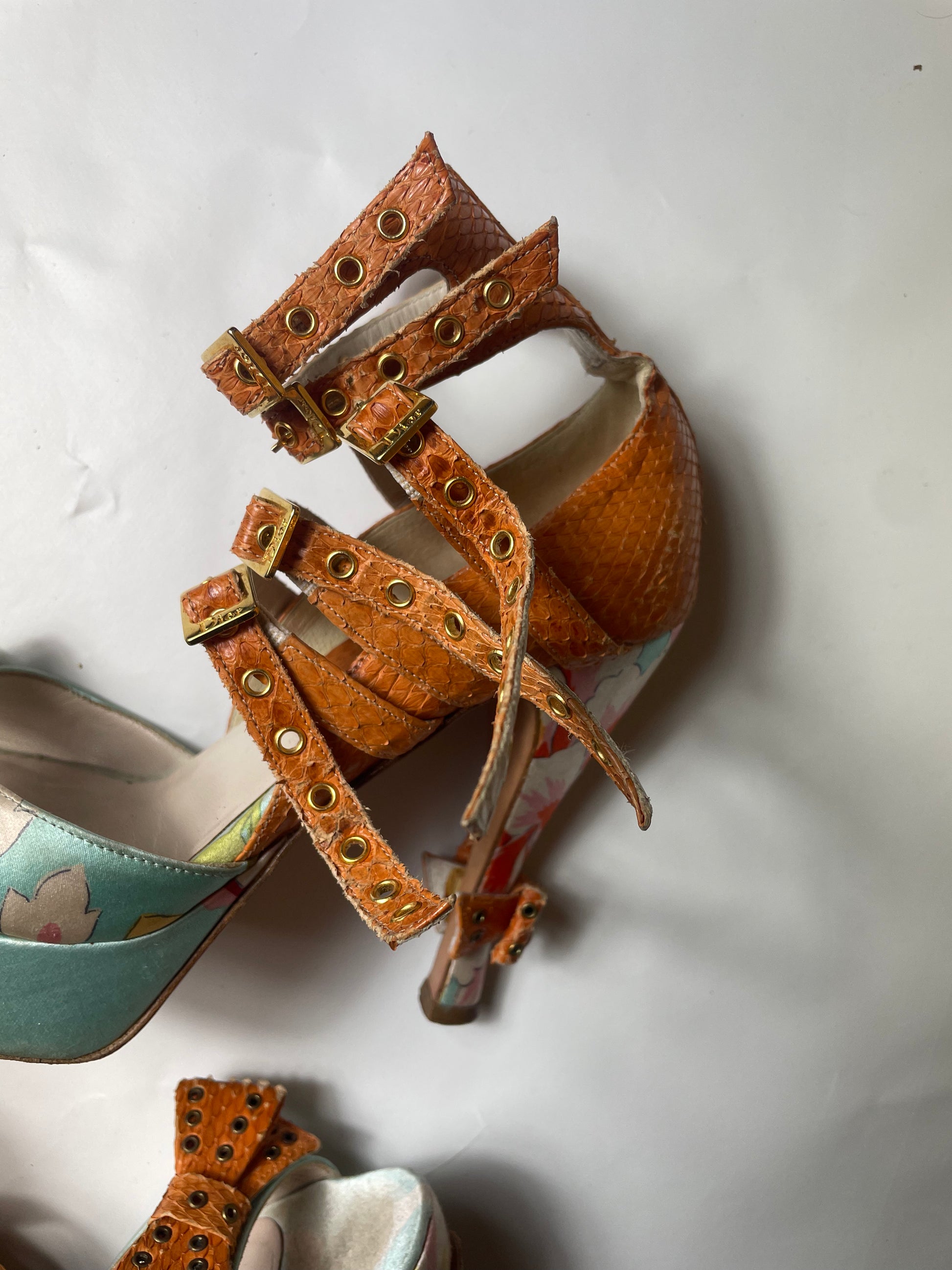 Dior by John Galliano Eyelet Sandal