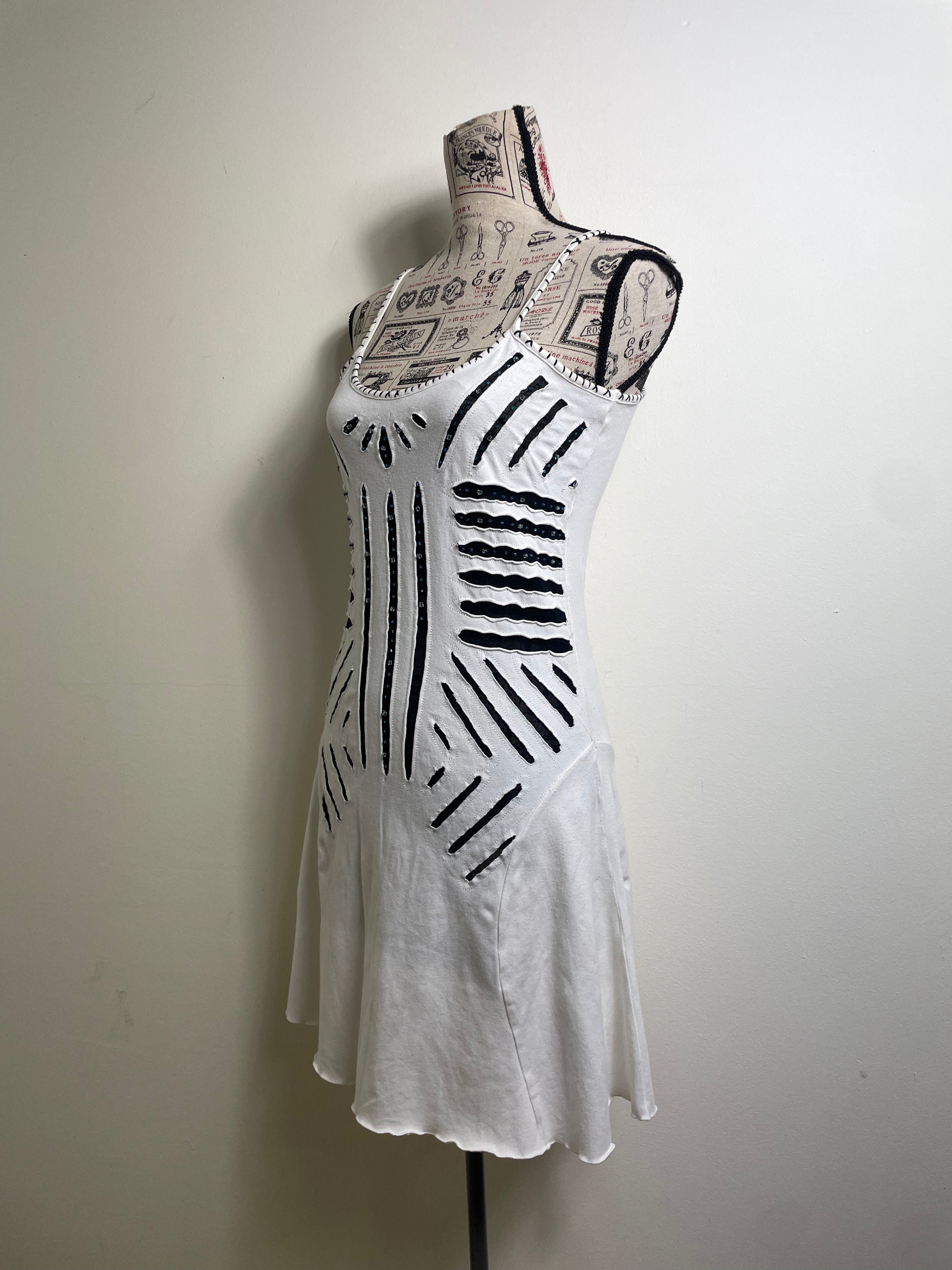 Roberto Cavalli Class A-Line White Mini Dress 