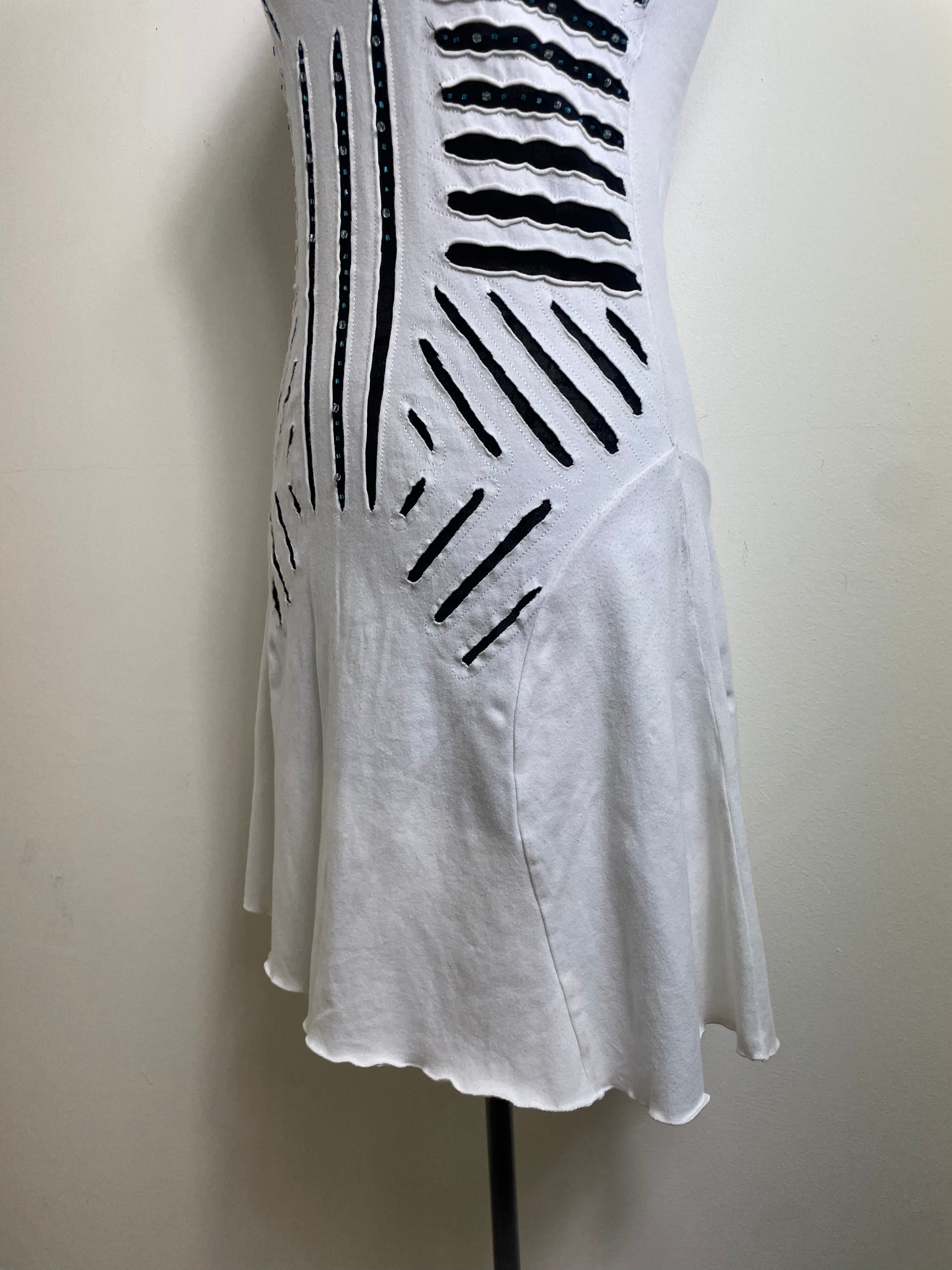 Roberto Cavalli Class A-Line White Mini Dress 