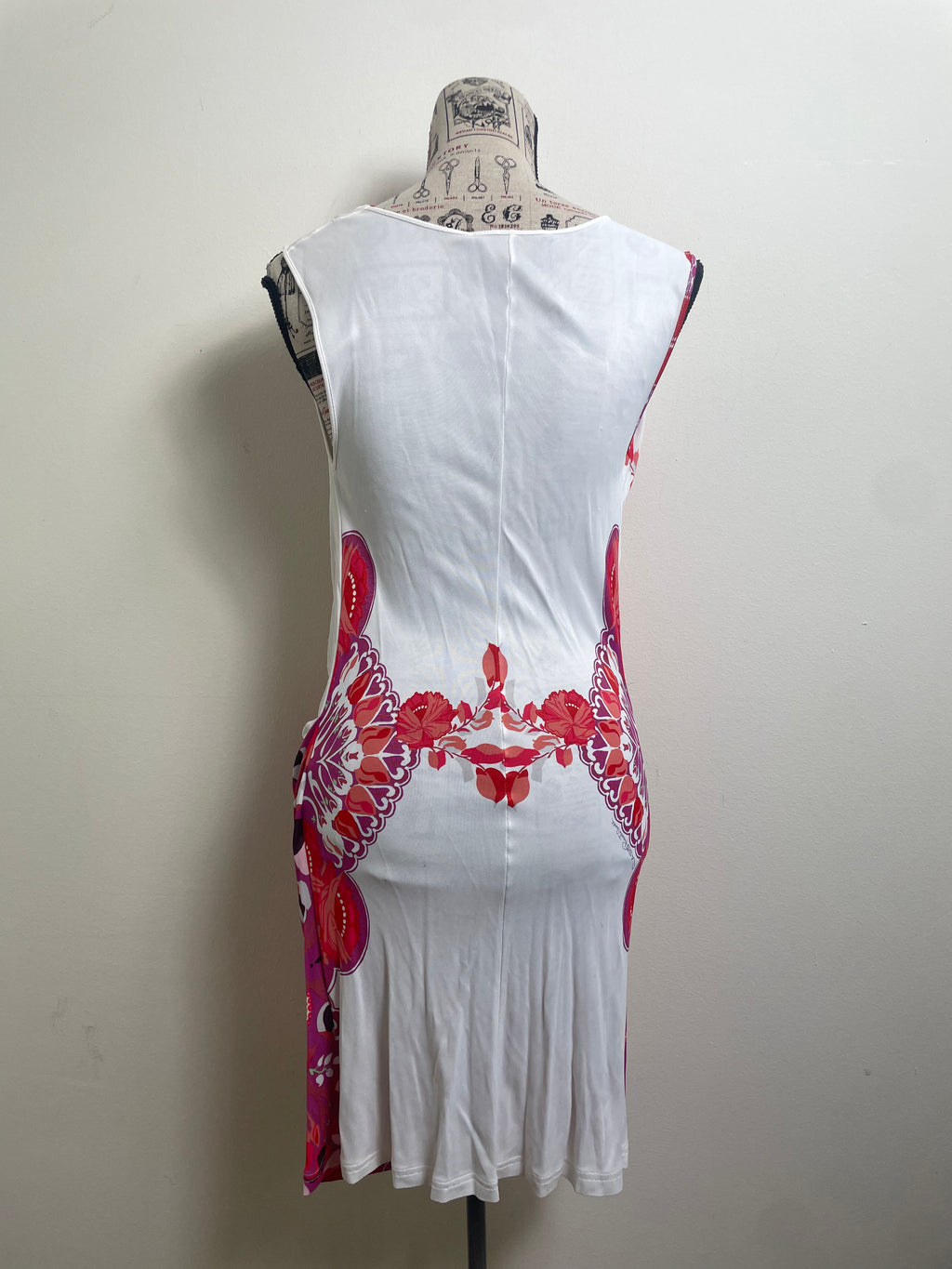 Roberto Cavalli Class Asymmetric Drapped Dress