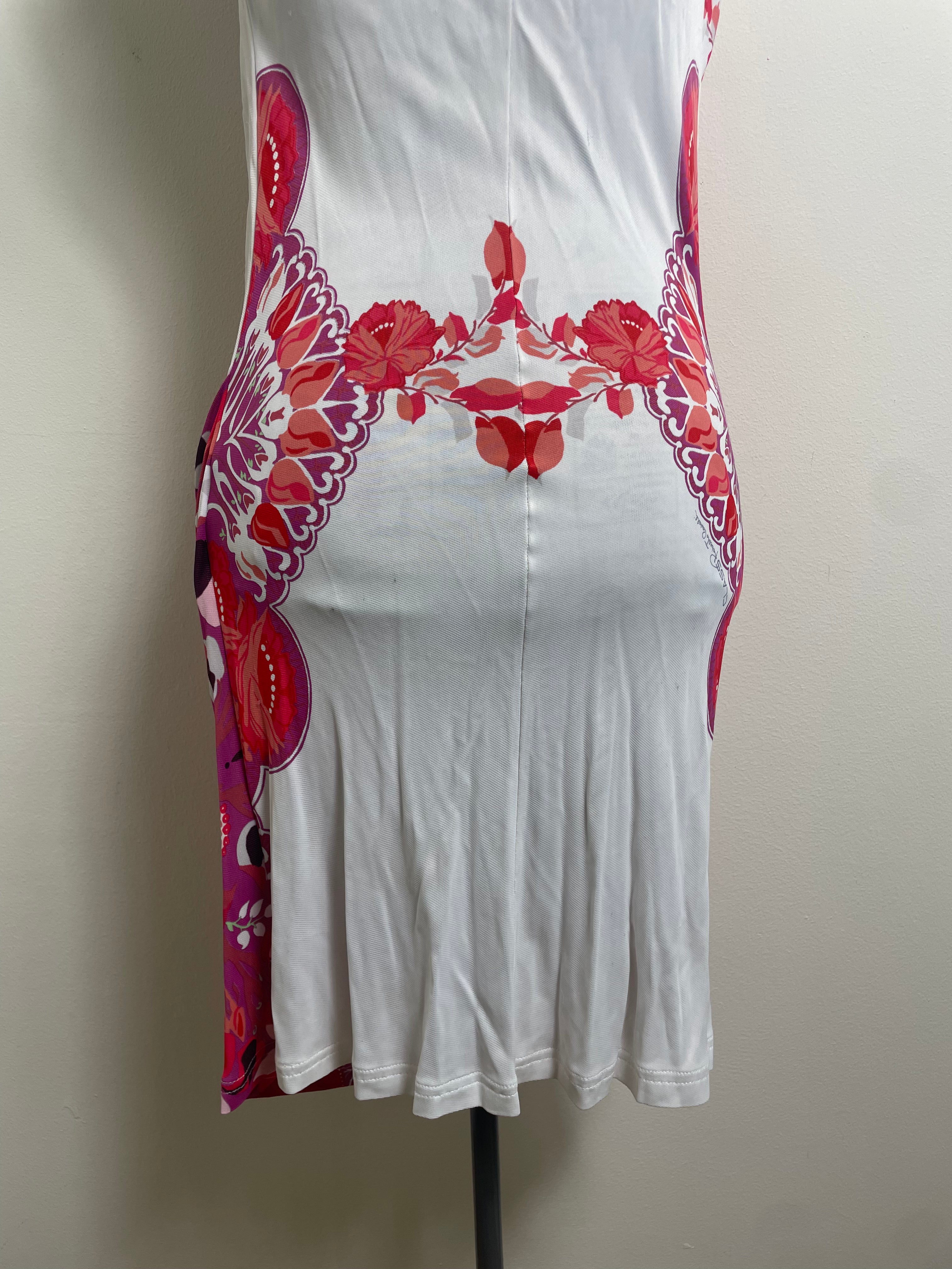Roberto Cavalli Class Asymmetric Drapped Dress