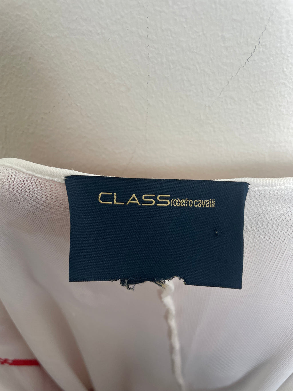Roberto Cavalli Class Asymmetric Drapped Dress