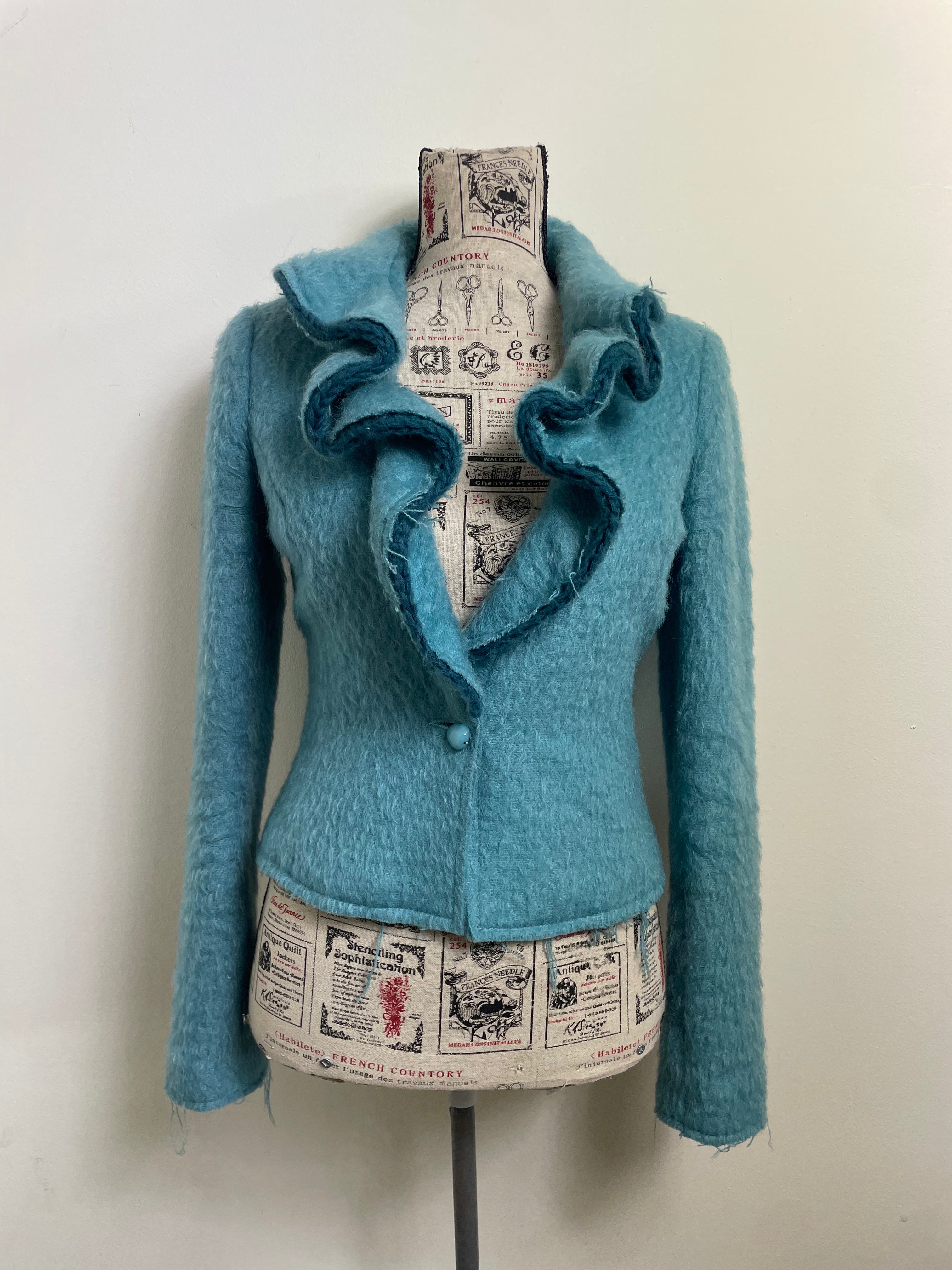 Roberto Cavalli Class Mohair & Virgin Wool Jacket 