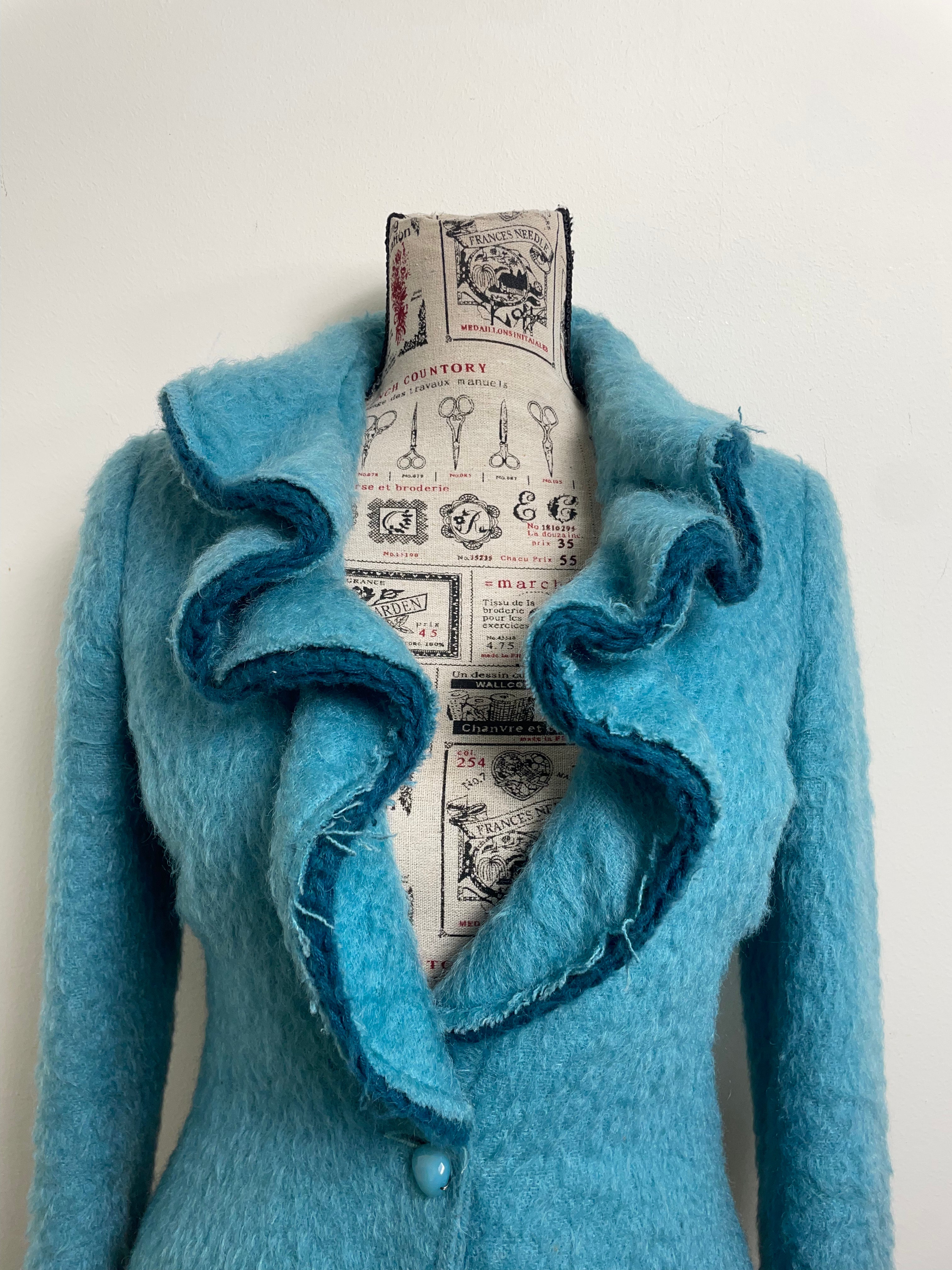 Roberto Cavalli Class Mohair & Virgin Wool Jacket 