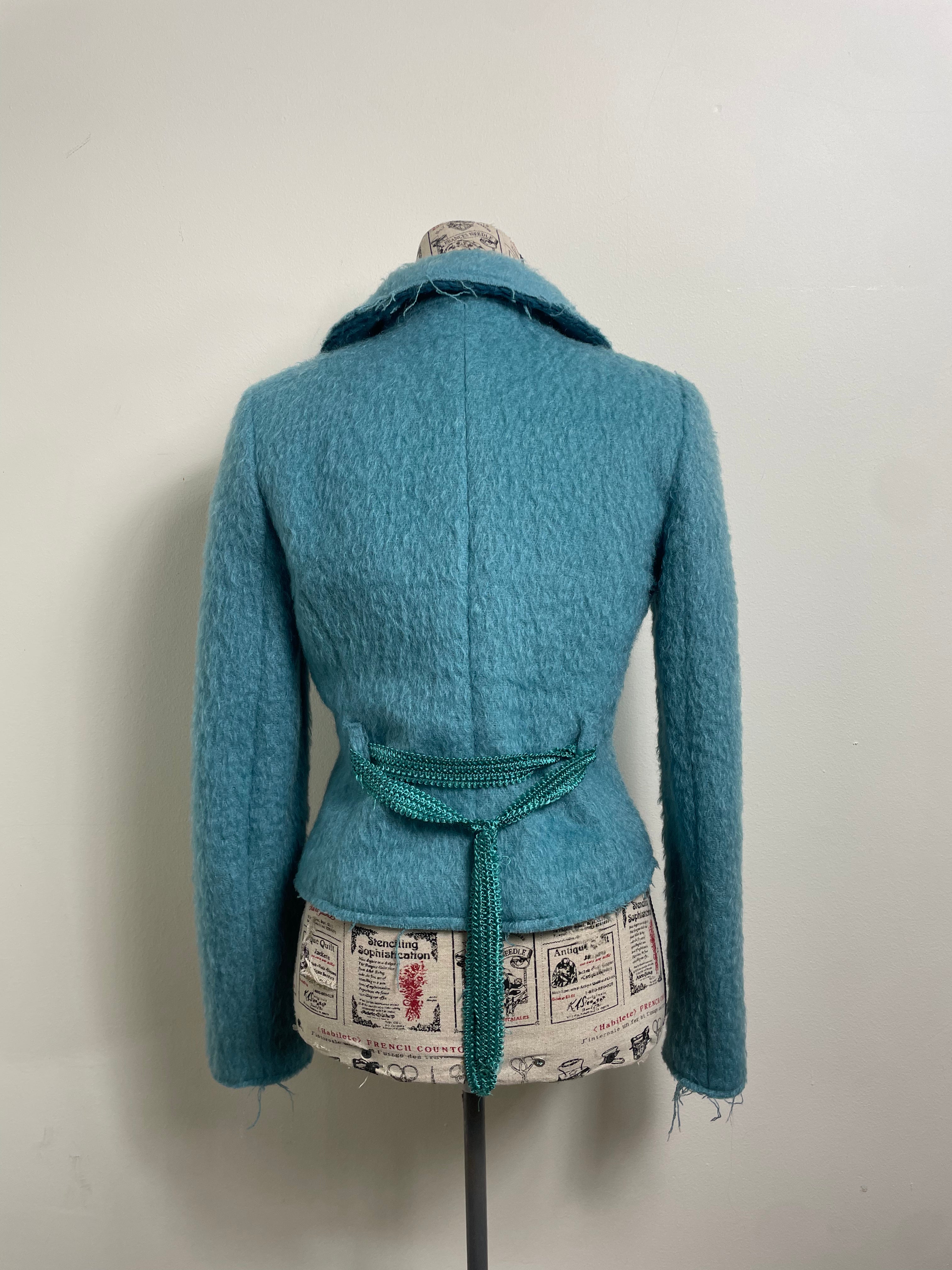 Roberto Cavalli Class Mohair & Virgin Wool Jacket 