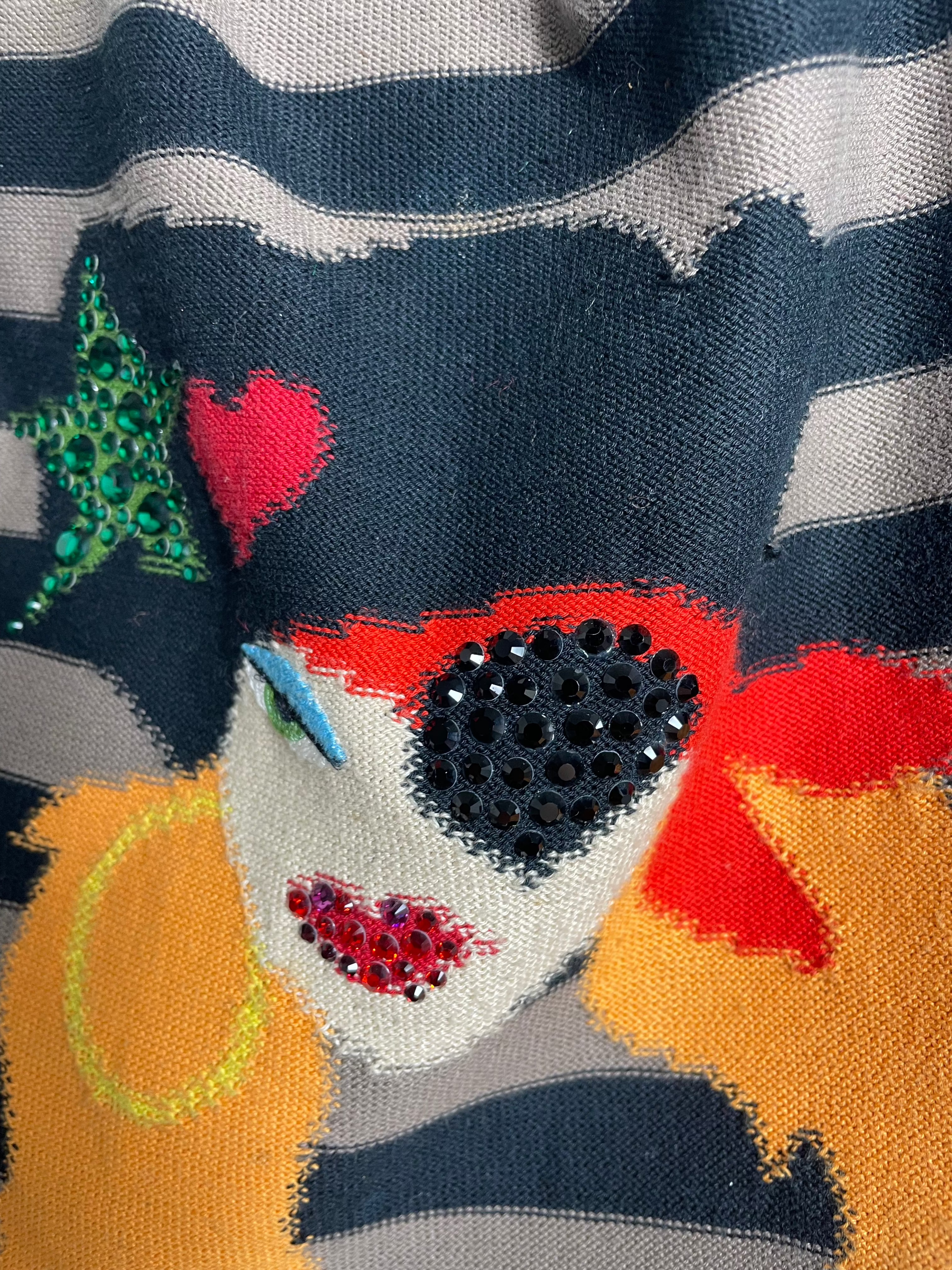 Sonia Rykiel 2005 Rare Pirate Girl Domino Bag 