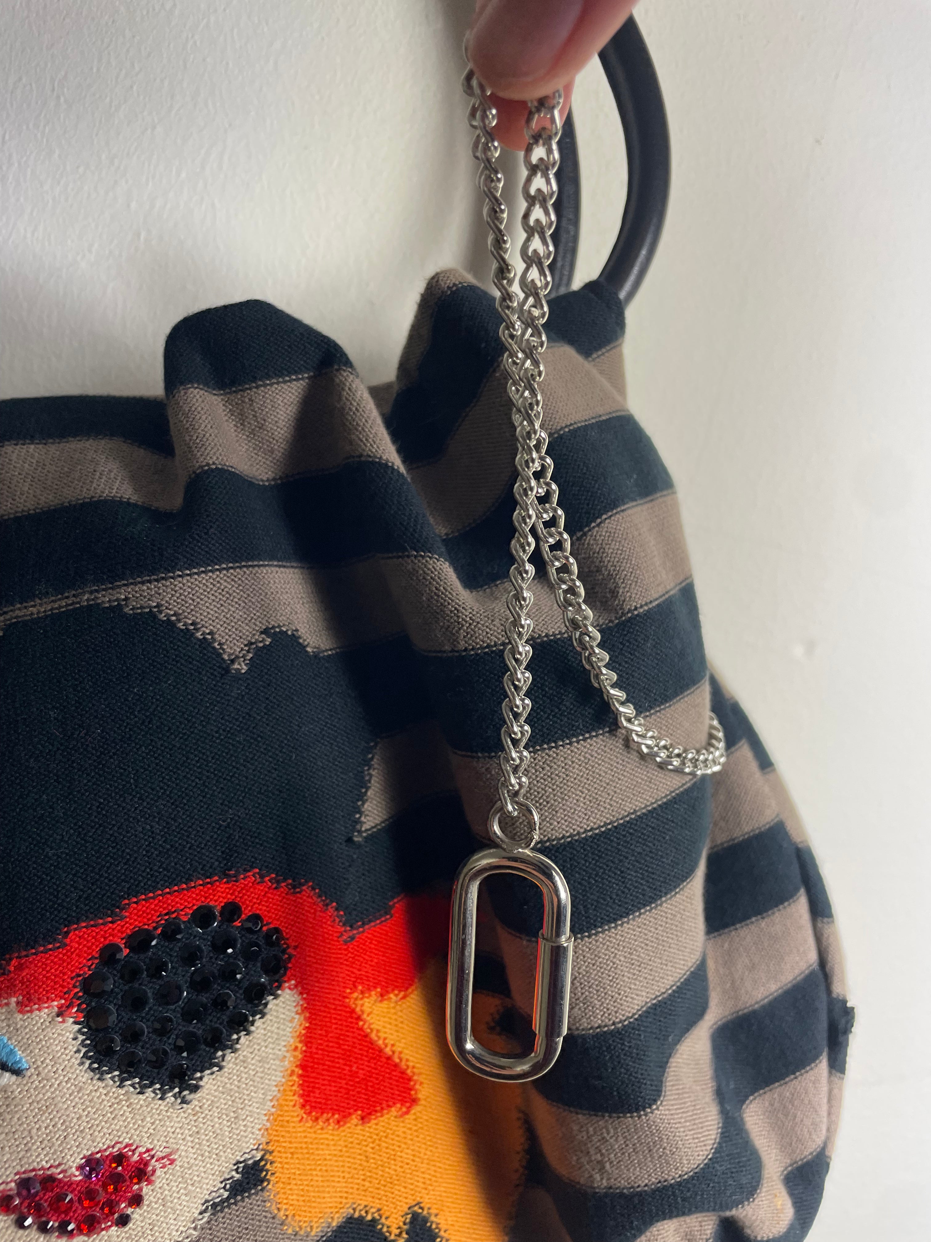 Sonia Rykiel 2005 Rare Pirate Girl Domino Bag 