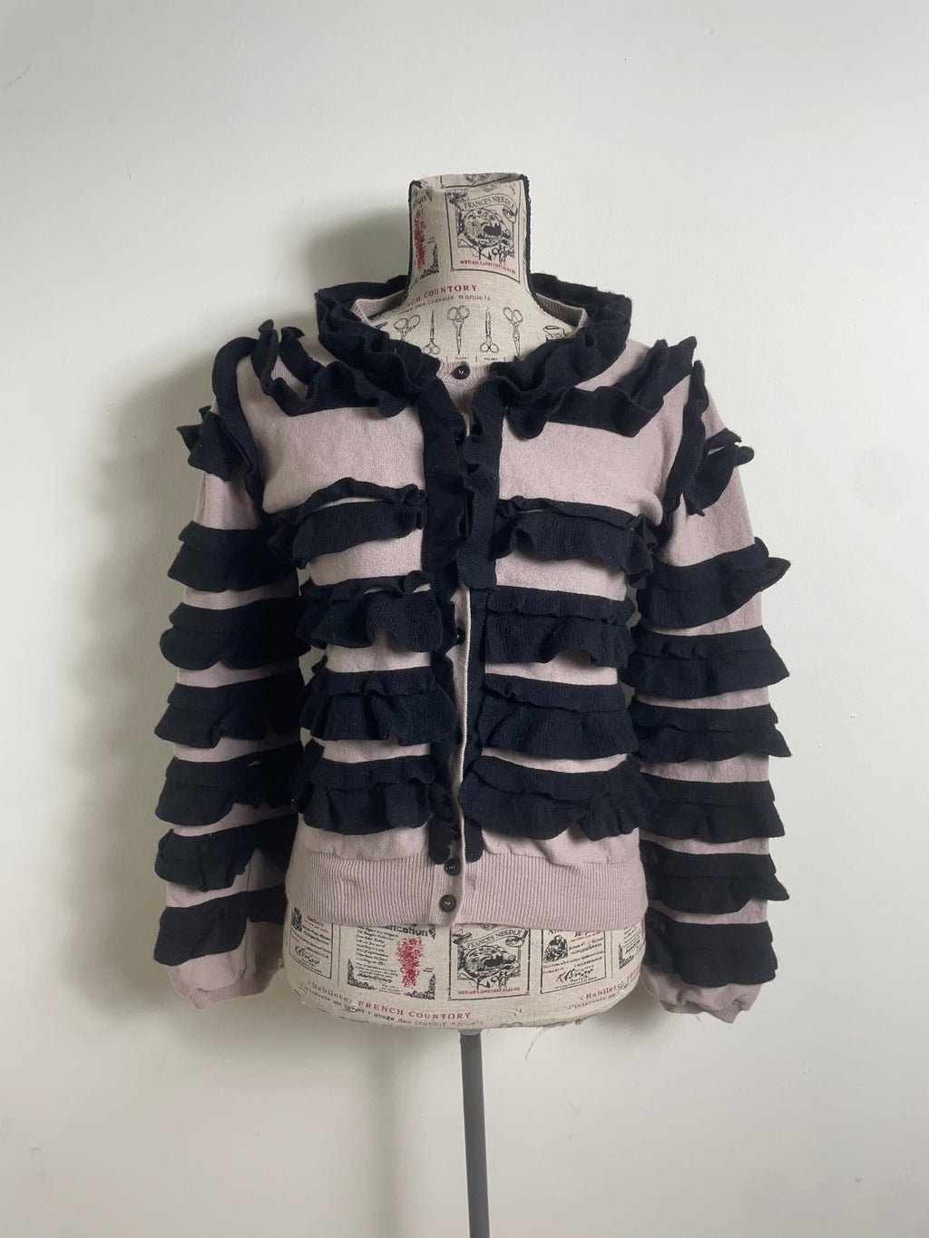 Sonia Rykiel Ruffle Button-Up Cardigan