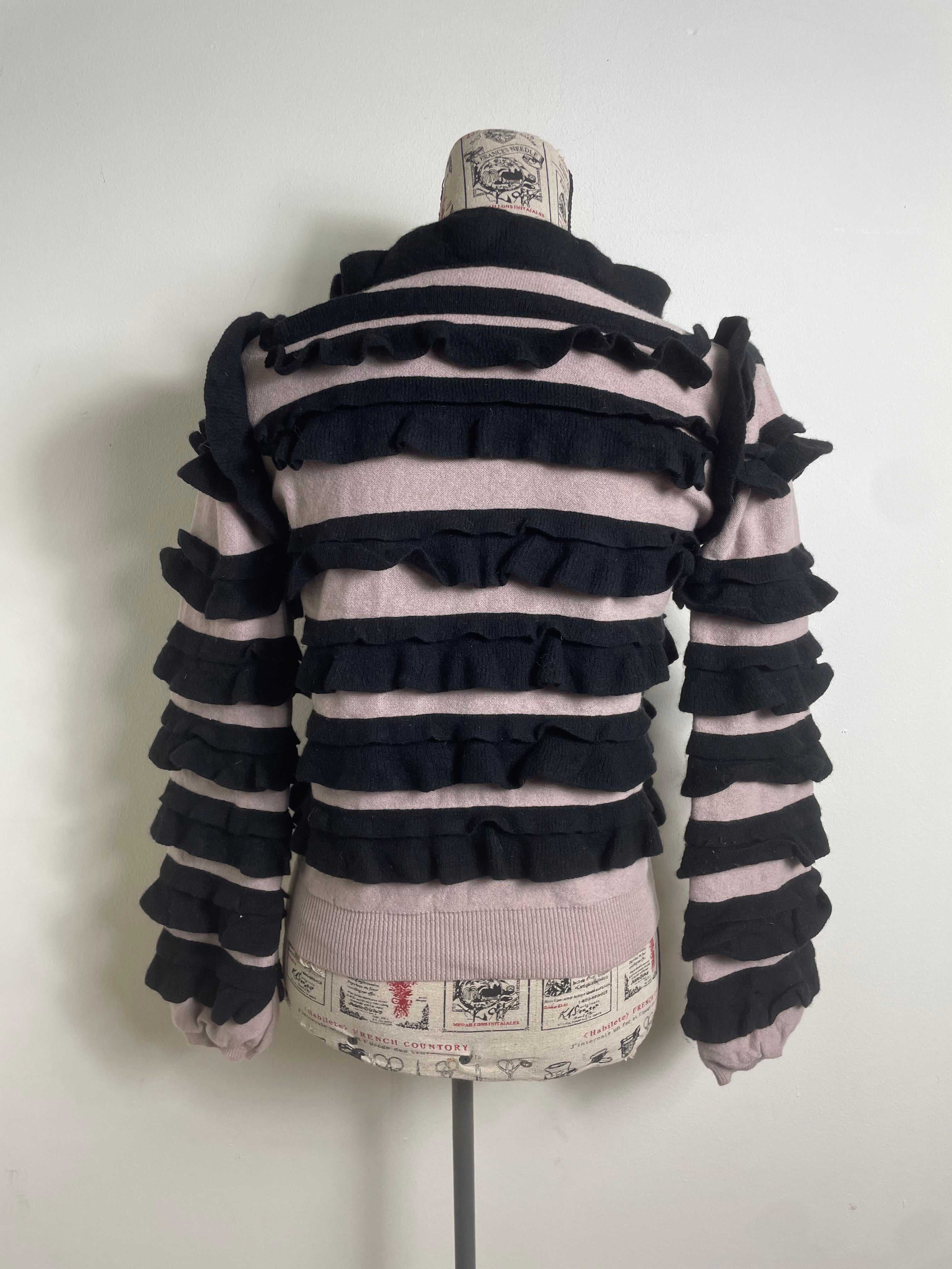 Sonia Rykiel Ruffle Button-Up Cardigan