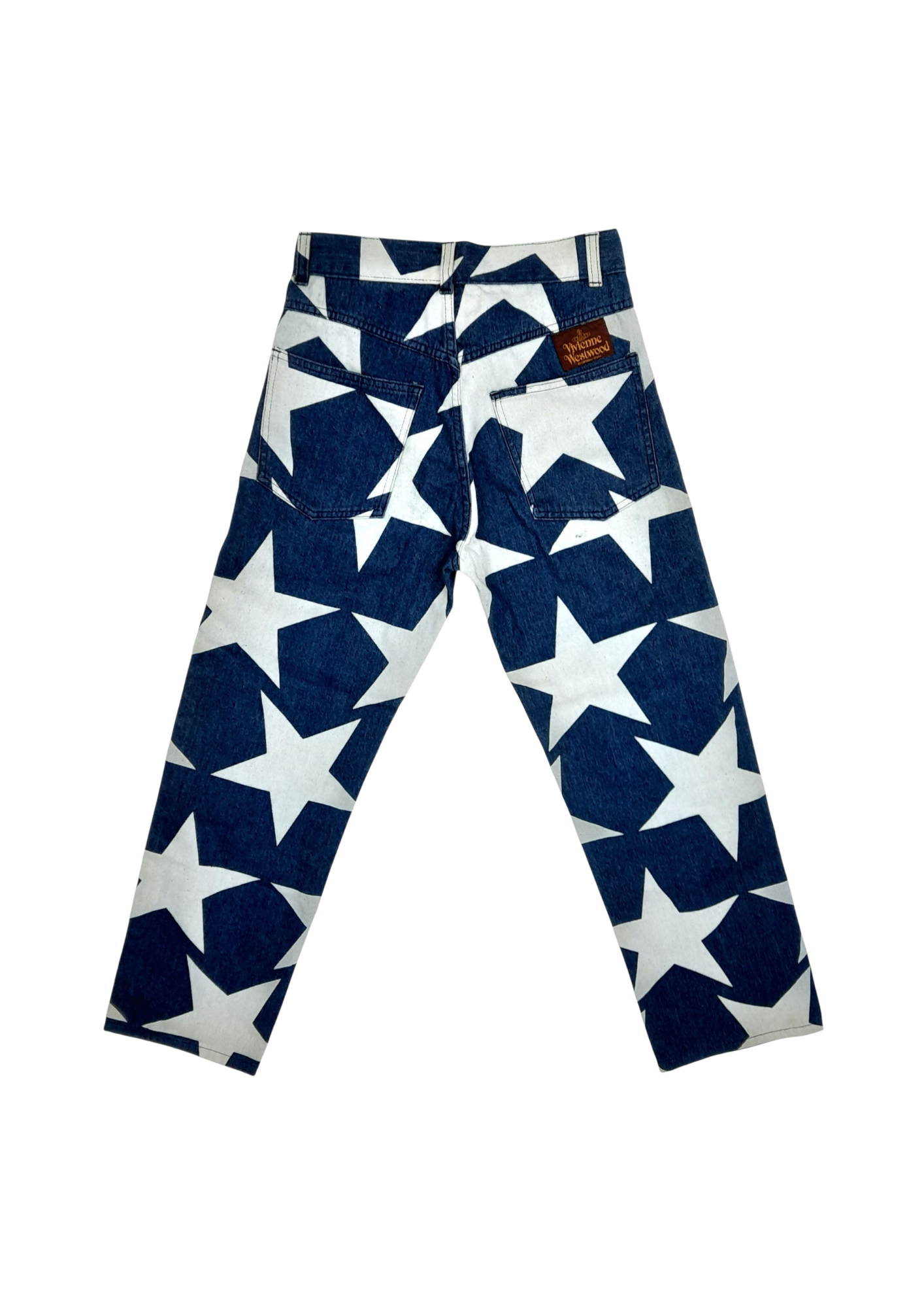 Vivienne Westwood Vintage Spring 1985 Mini Crini Star Print Jeans