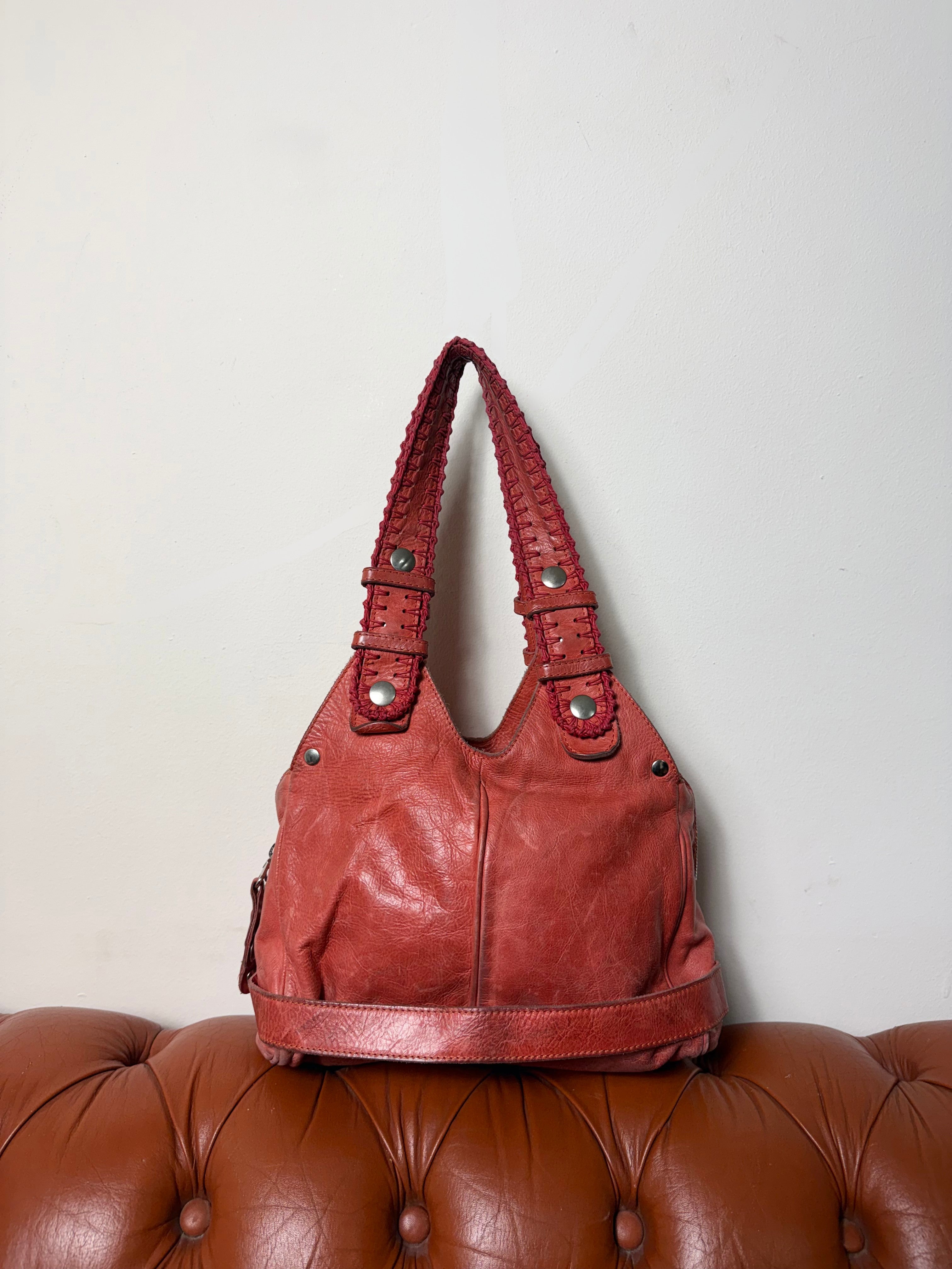 Chloé Silverado Vintage Coral Shoulder Bag
