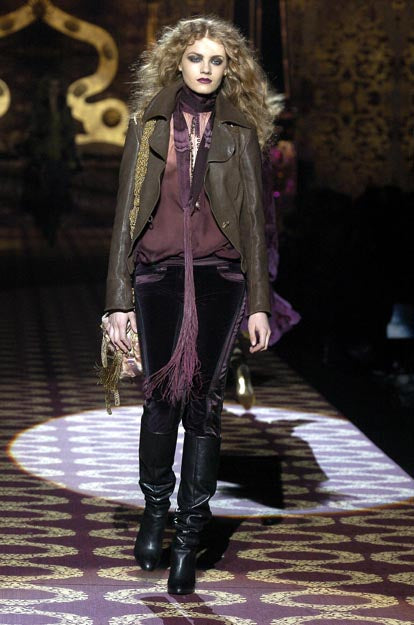 Roberto Cavalli Fall 2004 Velvet Capris