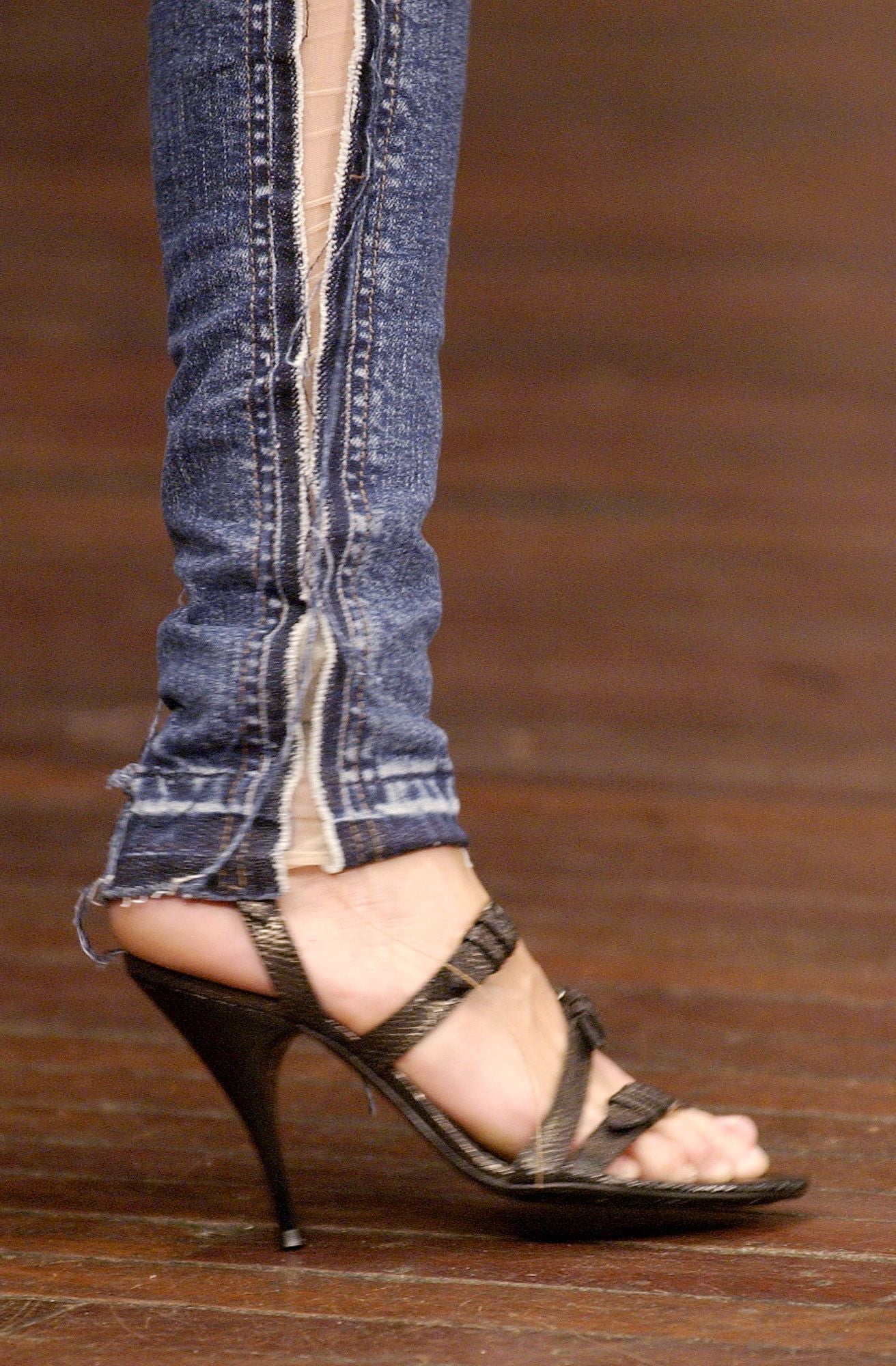 Alexander McQueen SS 2004 Strappy Mule Sandals